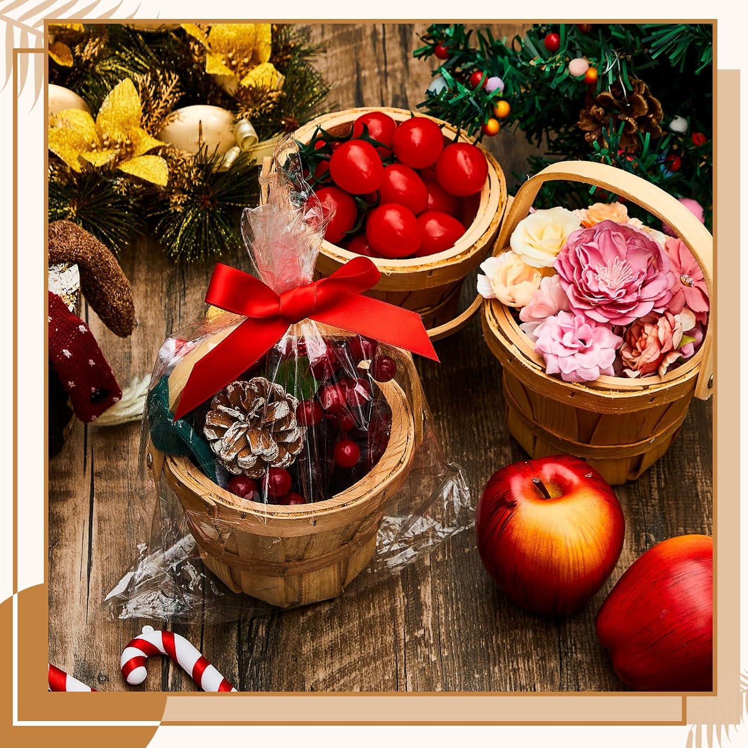 Cestas de Madera Marsui 15 Pcs 10x13 cm para Decoración