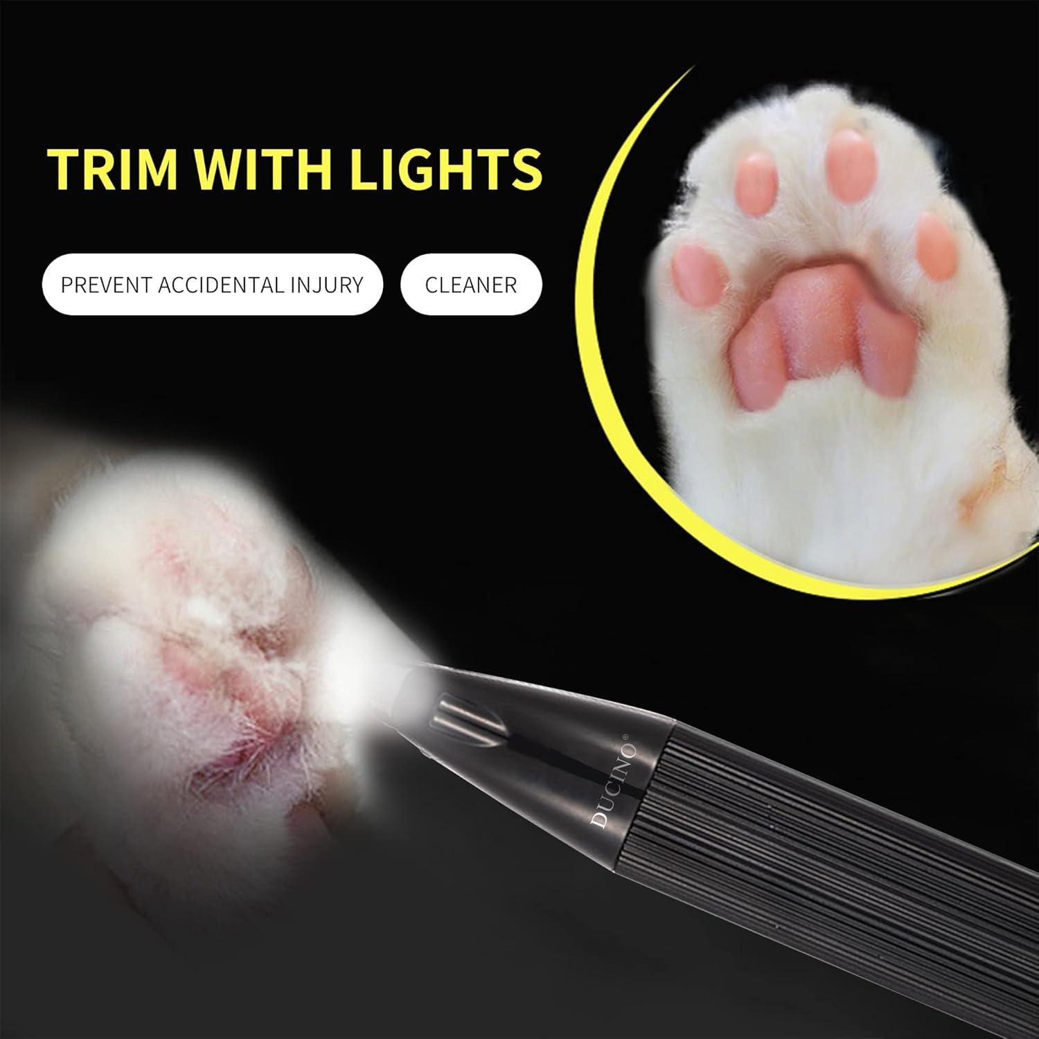 Kit de Cortadoras Inalámbricas DUCINO para Mascotas - Recargable USB