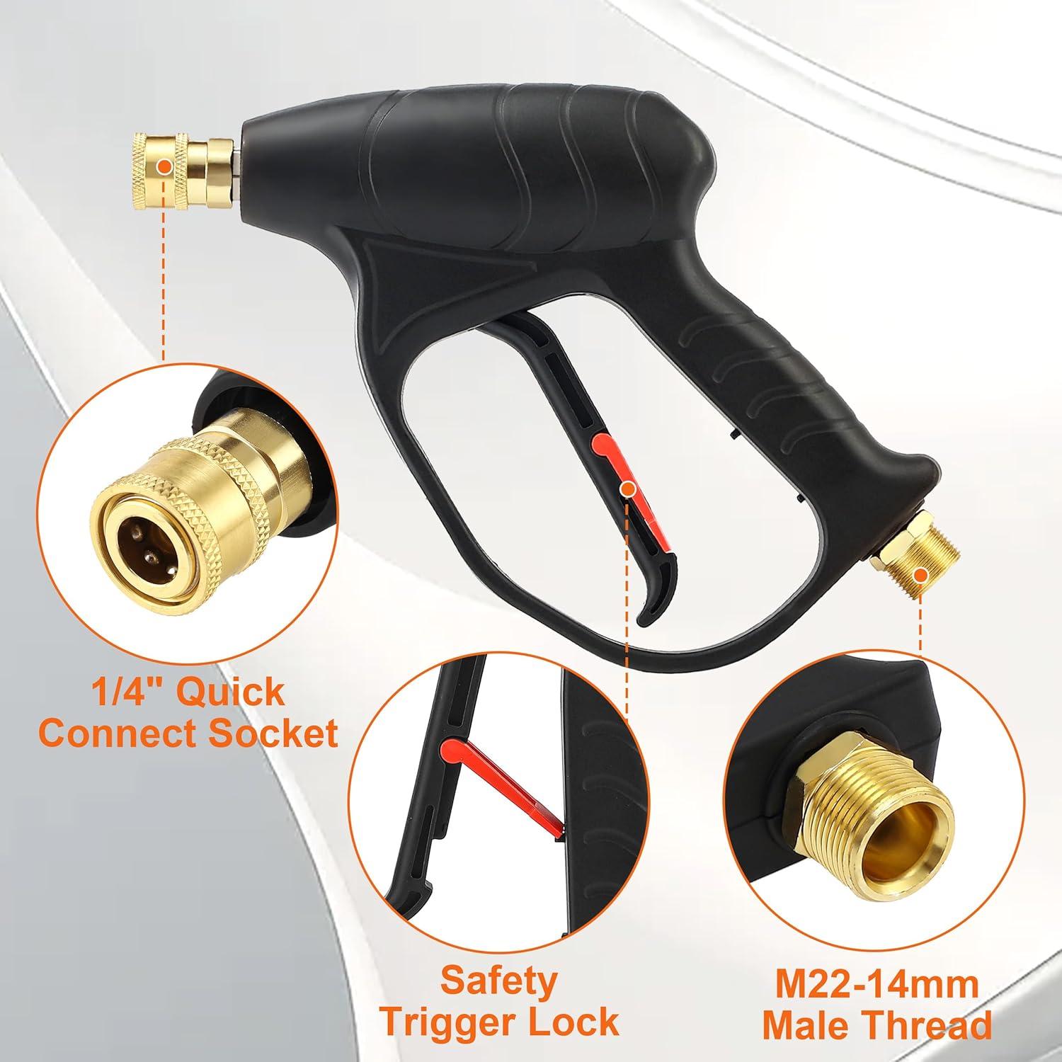 Pistola de Lavado a Presión JOEJET Doble con Caño de Espuma 1L