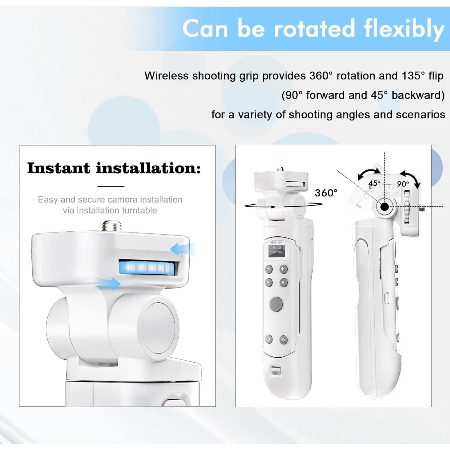 Trípode Hanpusen para Cámara Canon con Control Remoto