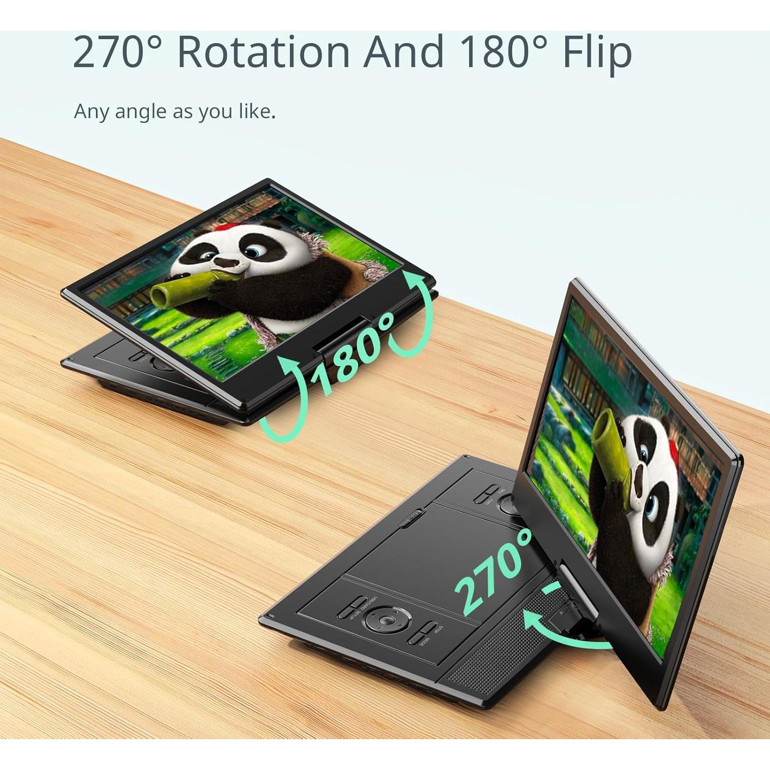 Reproductor DVD Portátil YOTON YD155M 14.1" HD para Coche