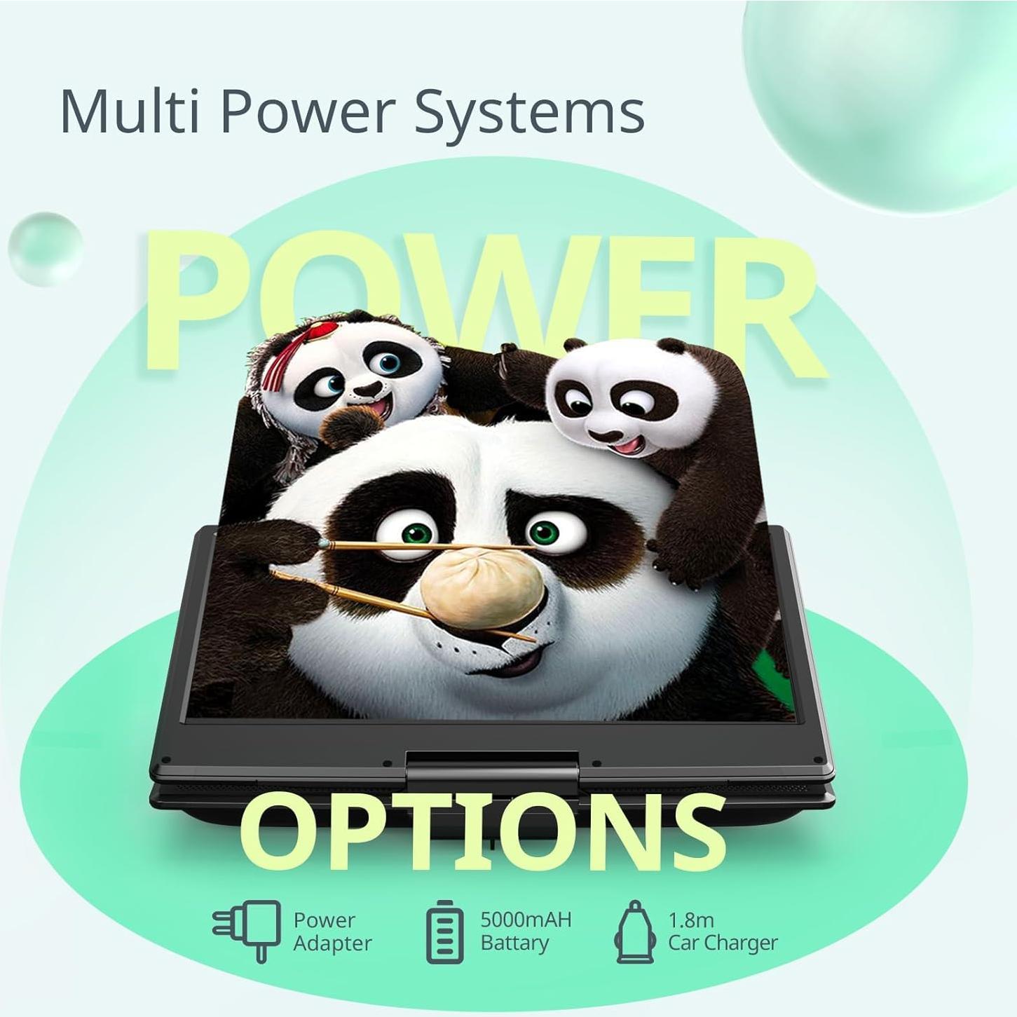 Reproductor DVD Portátil YOTON YD155M 14.1" HD para Coche