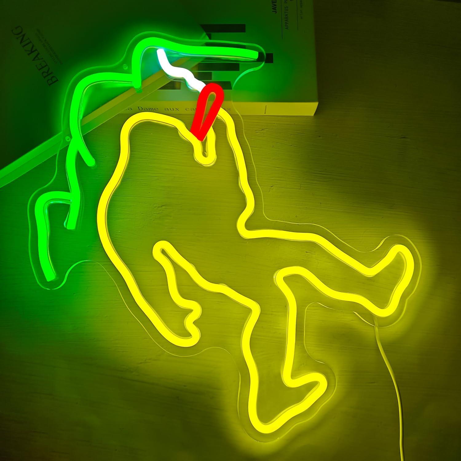 Luz de Neón Bigfoot Jeanchrl LED Dimmable para Decoración