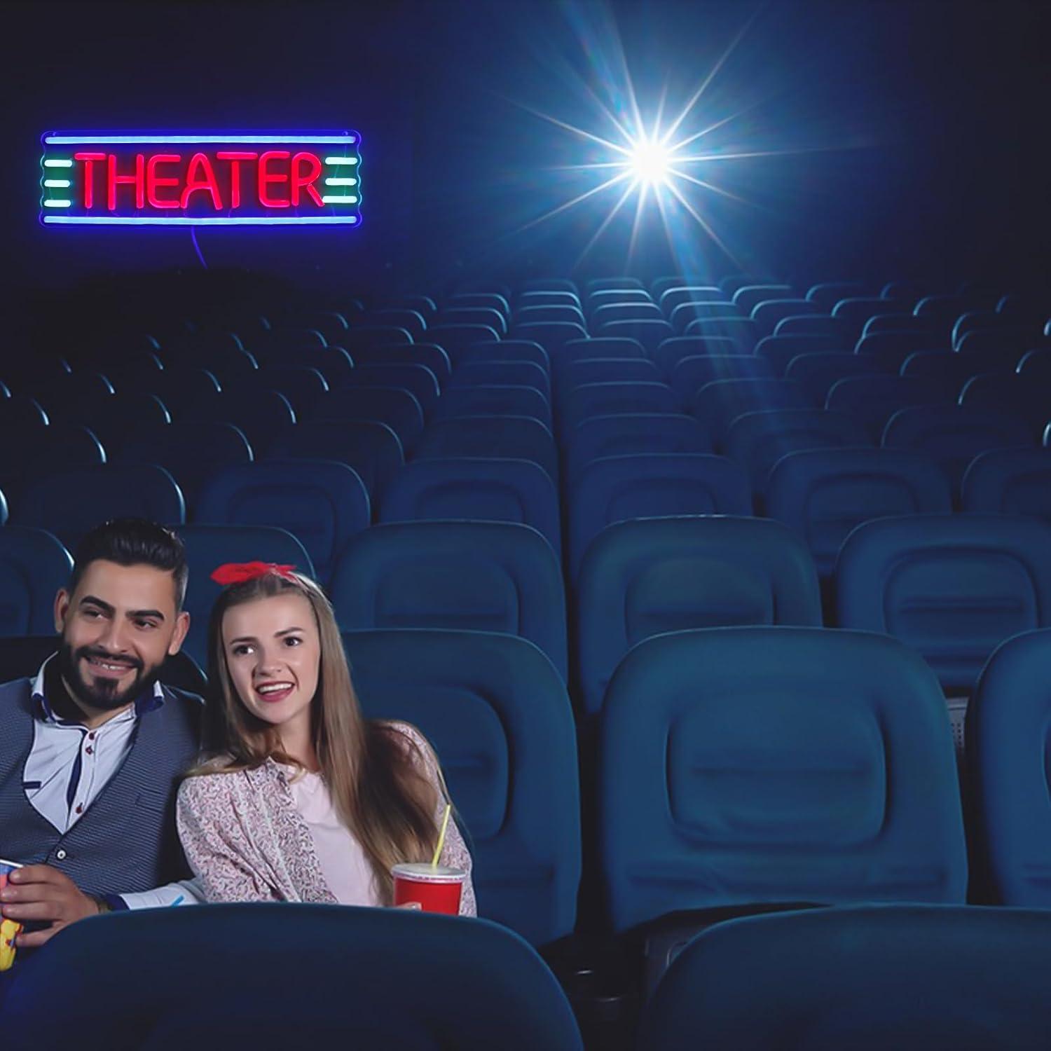 Cartel Neón LED Jesalah 12x40cm para Decoración de Teatro