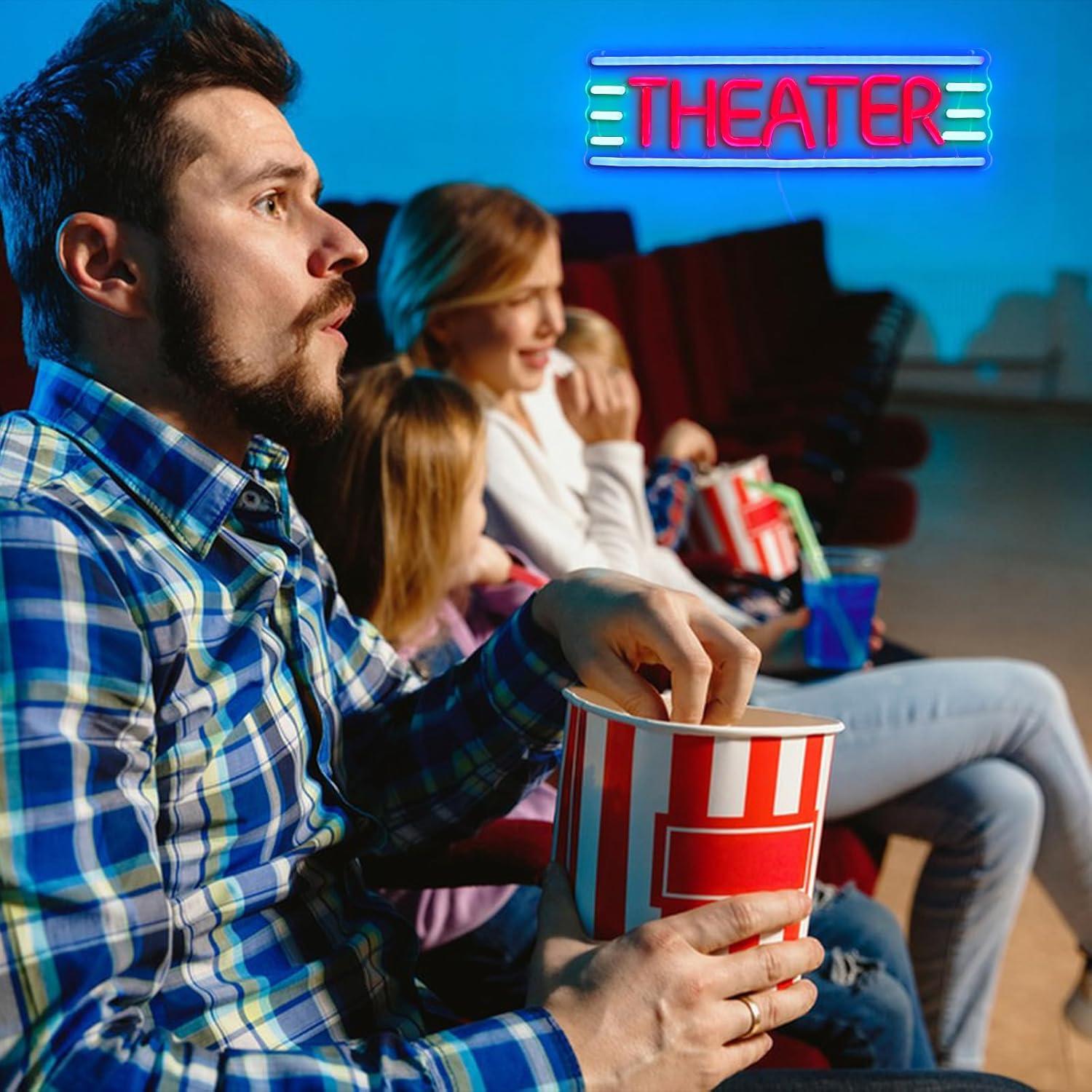 Cartel Neón LED Jesalah 12x40cm para Decoración de Teatro