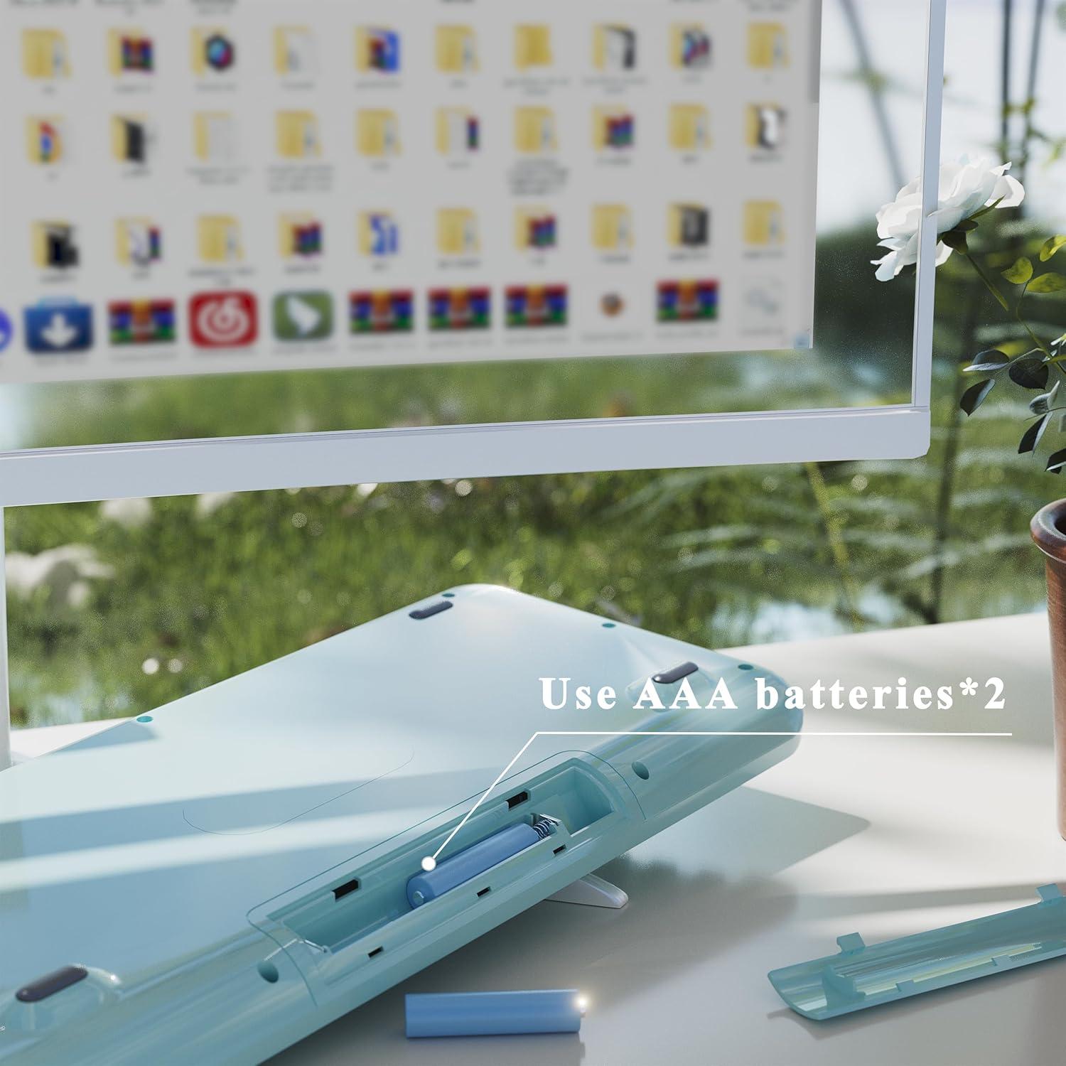 Teclado Inalámbrico Bluetooth UBOTIE TKL Retro 84 Teclas