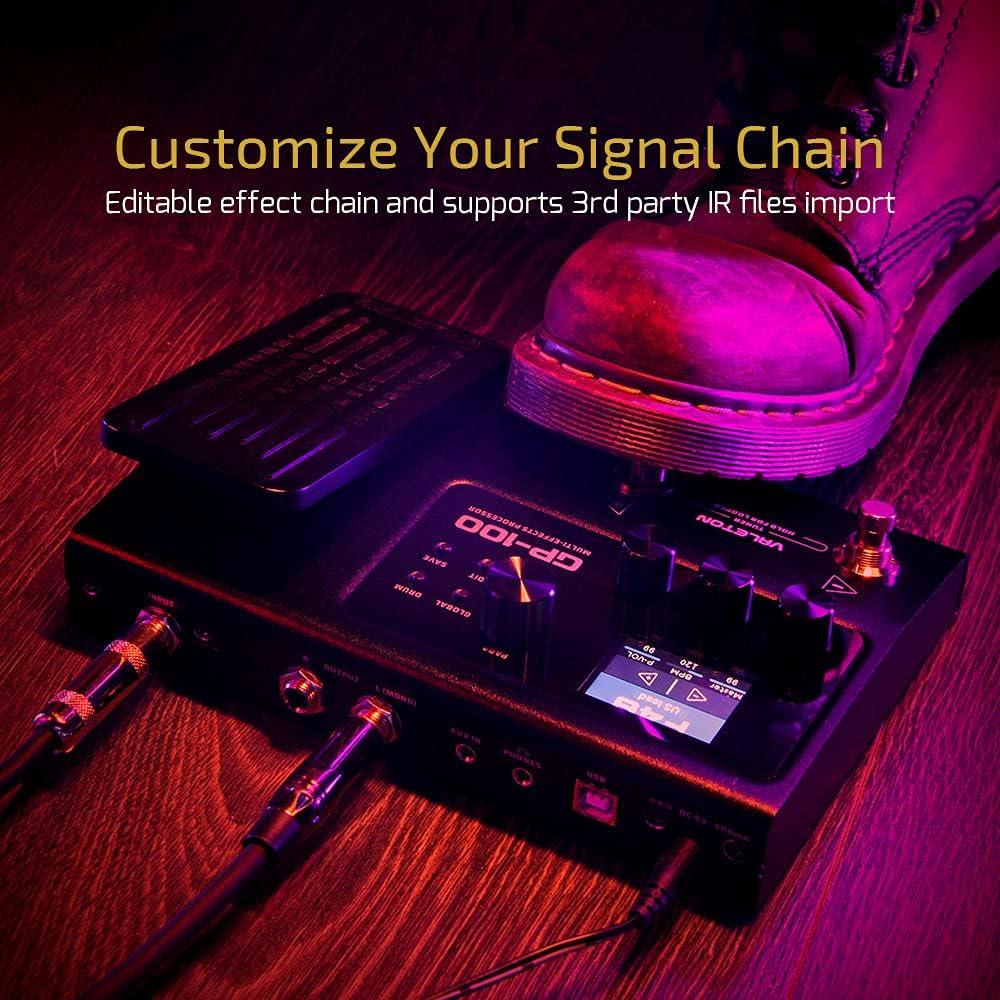 Procesador de Efectos Valeton GP-100 para Guitarra y Bajo