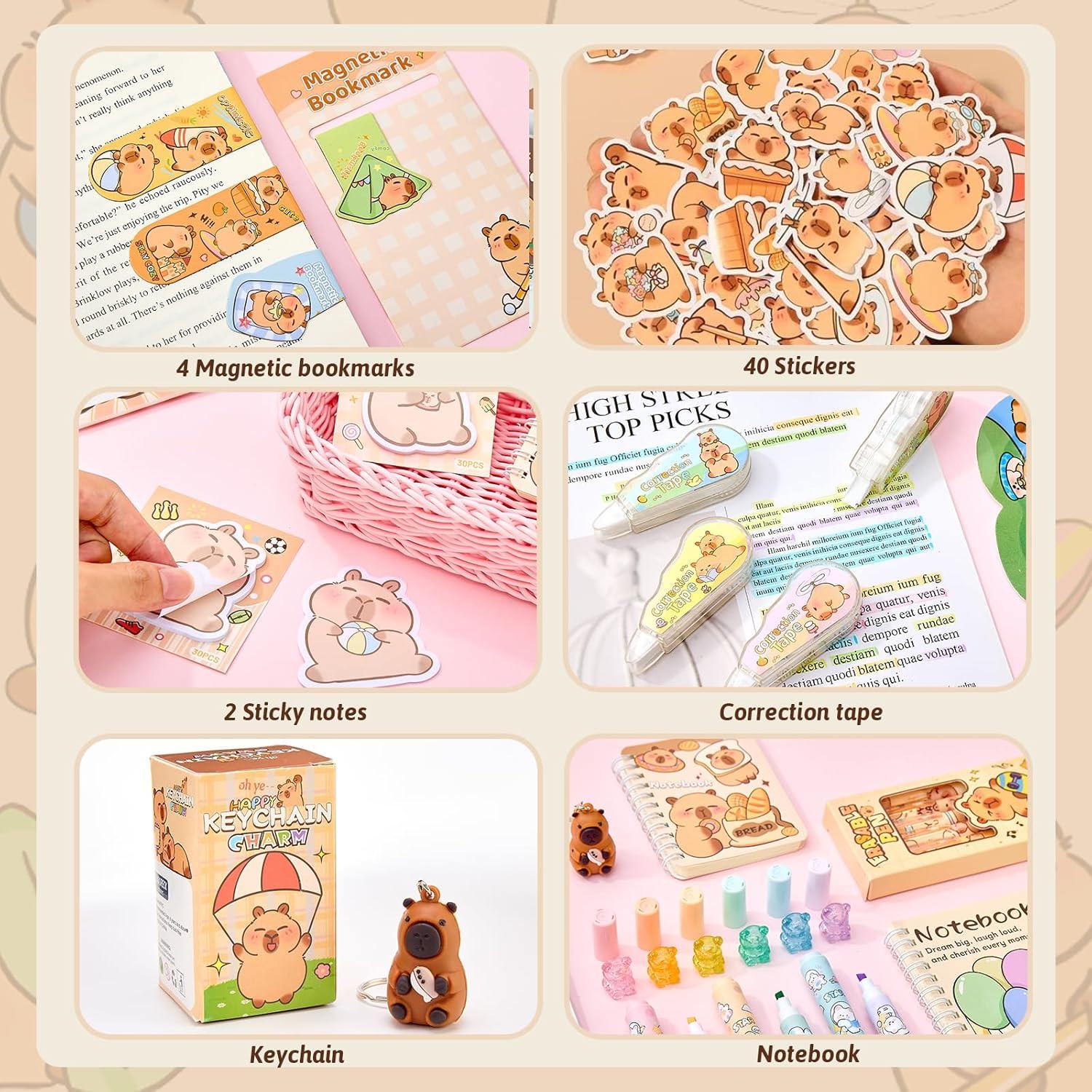 Juego de Papelería Kawaii Zadoreck - 28 Piezas para Niños