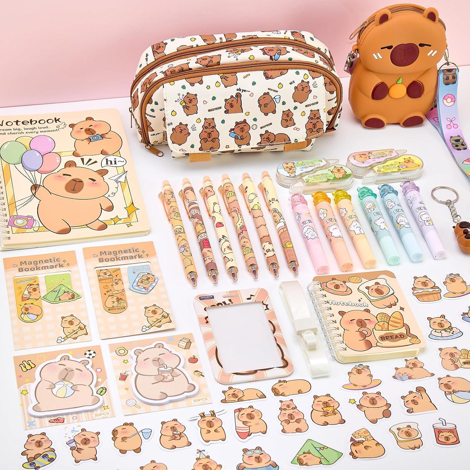 Juego de Papelería Kawaii Zadoreck - 28 Piezas para Niños