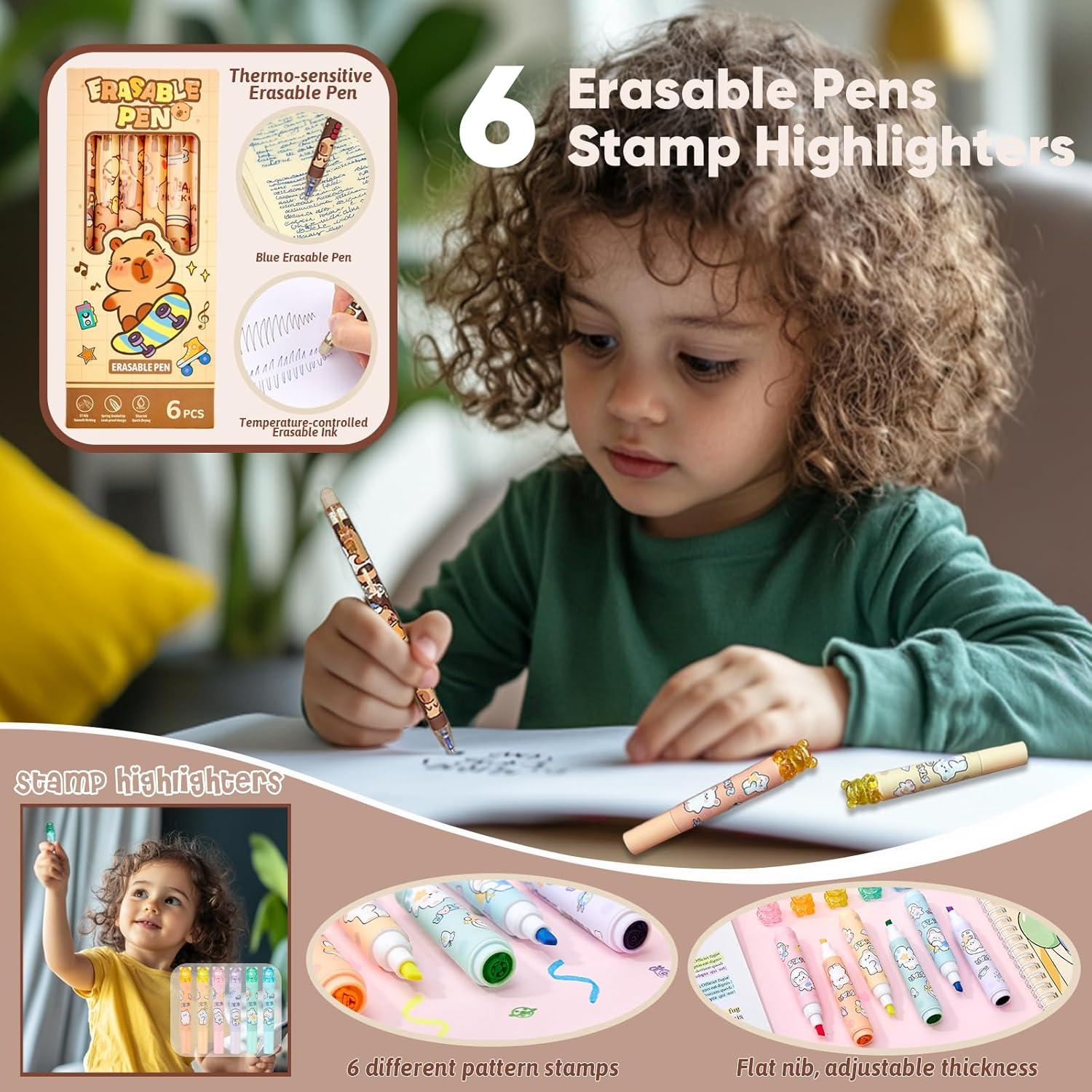 Juego de Papelería Kawaii Zadoreck - 28 Piezas para Niños