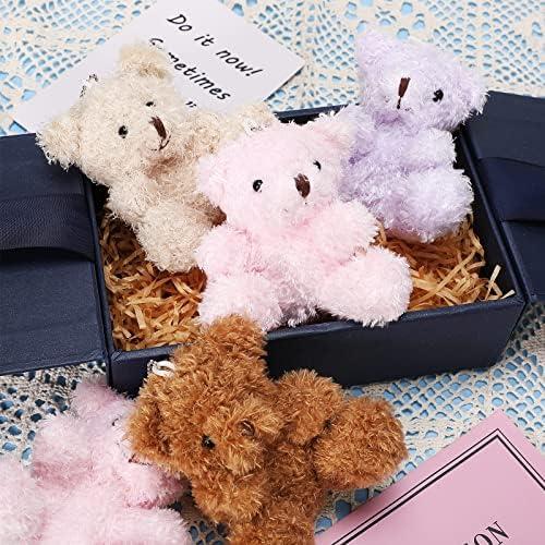 Lote de 24 Mini Ositos de Peluche 10 cm HyDren - Suaves y Adorables