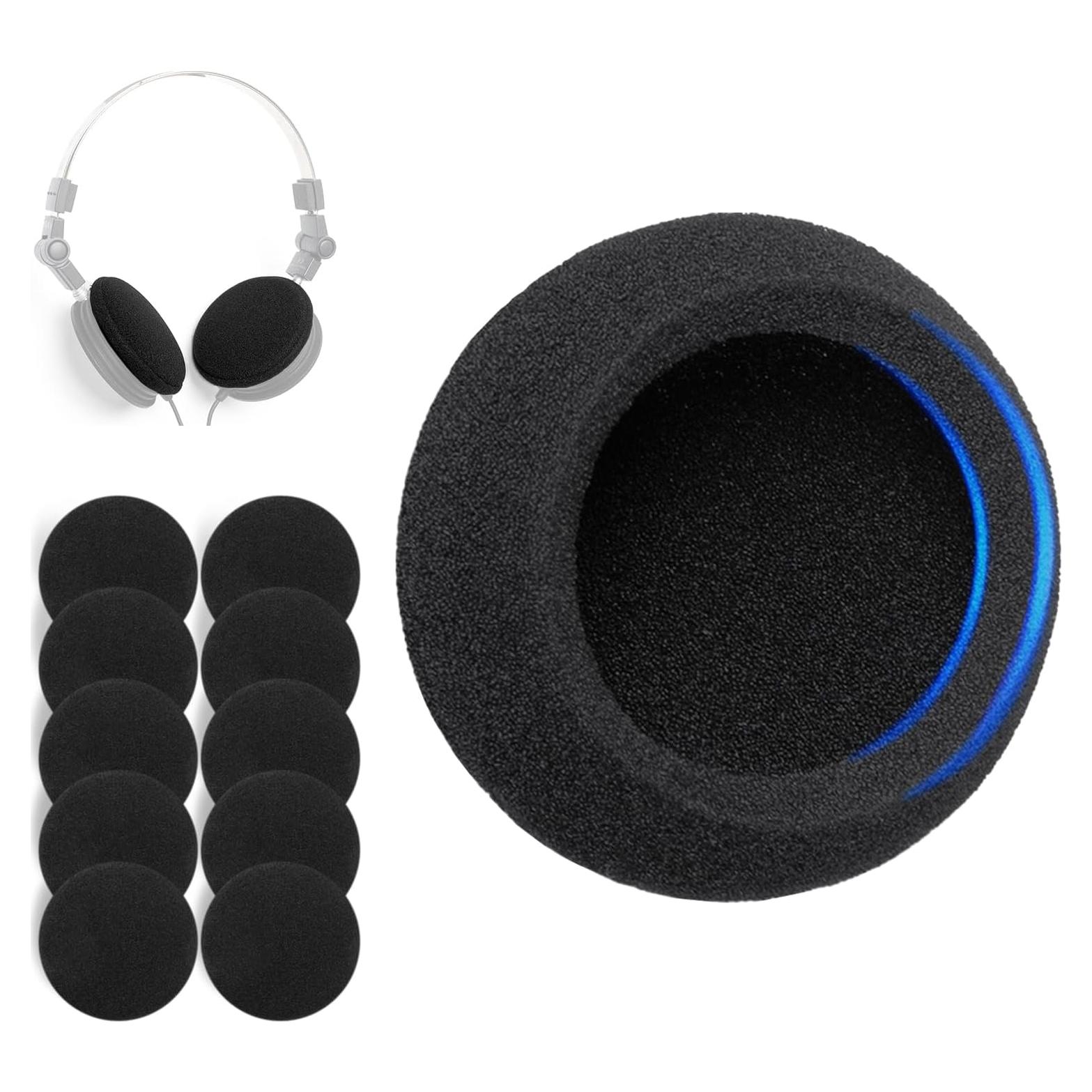 Cojines de Espuma Voarmaks 50mm para Auriculares - 5 Pares