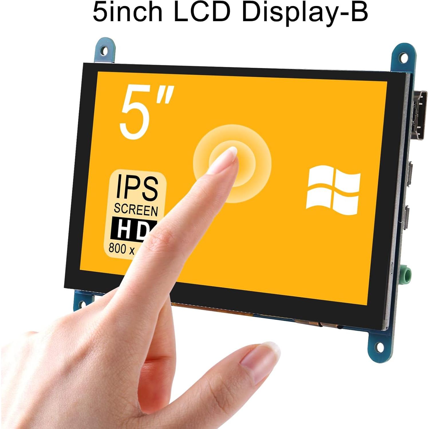 Pantalla Táctil Resistiva 5" UMLIFE LCD 800x480 HDMI Raspberry Pi