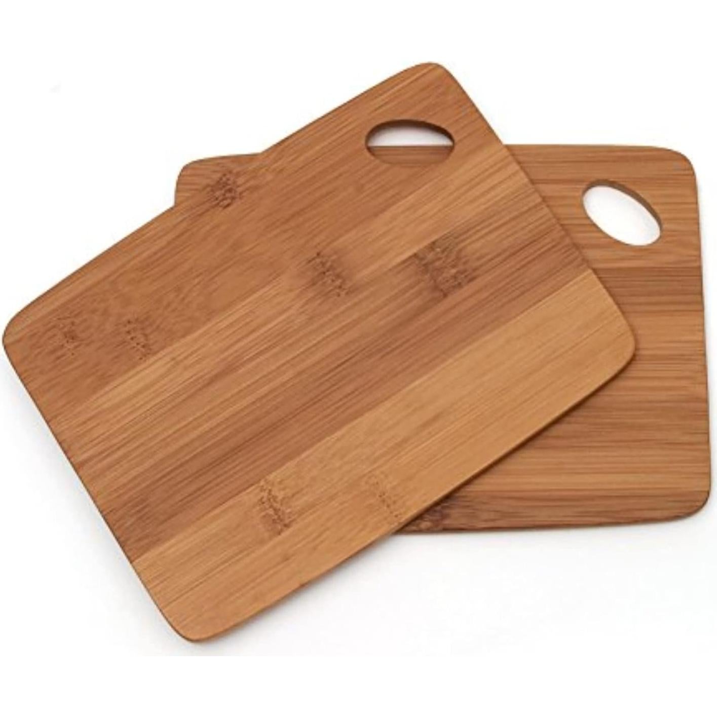 Juego de 2 Tablas de Cortar Lipper International de Bambú 15x20 cm