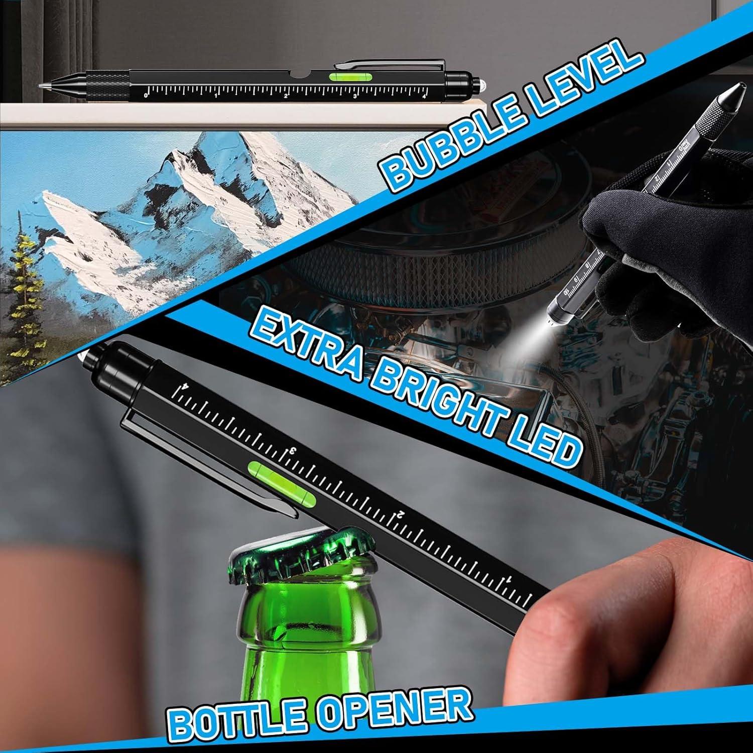 Set de bolígrafo multitool 11 en 1 FFIPBGE negro