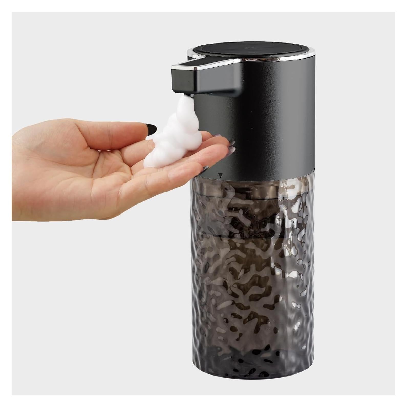 Dispensador Automático de Jabón Espumoso Haocoott 385 mL Negro