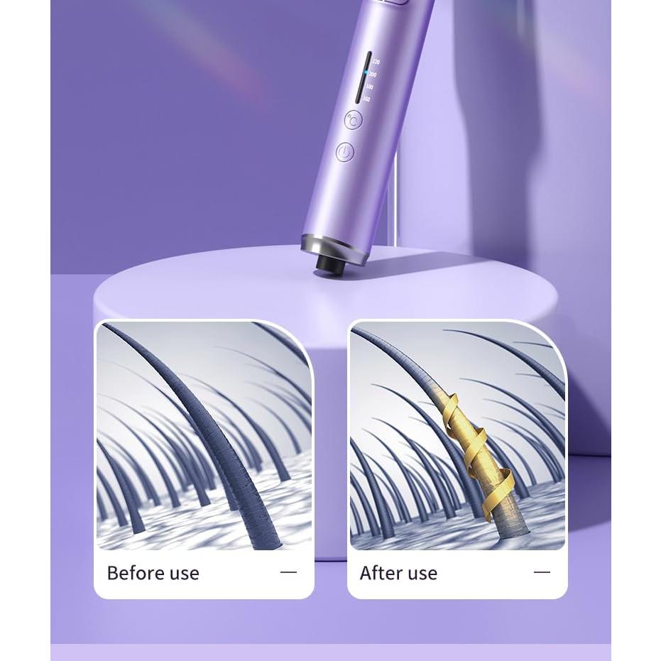 Rizador Automático Profesional Dongguan 4 Temperaturas Rosa