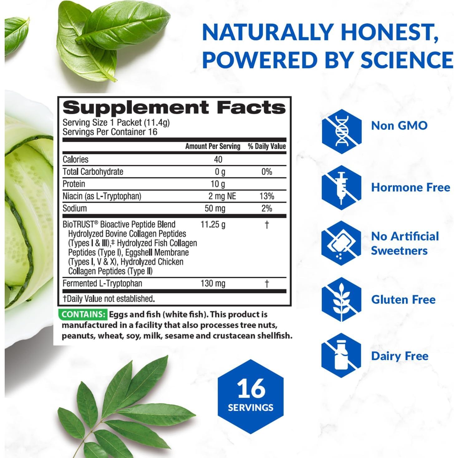 Polvo de Colágeno Multi BioTrust - 5 Tipos - 182.5g