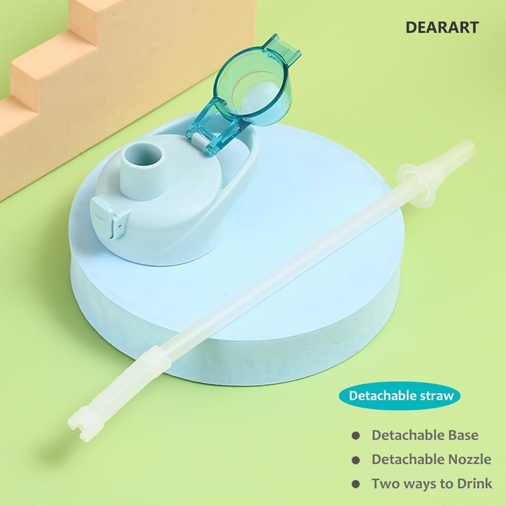 Botella de Agua DEARART 946ml Azul con Marcador de Tiempo