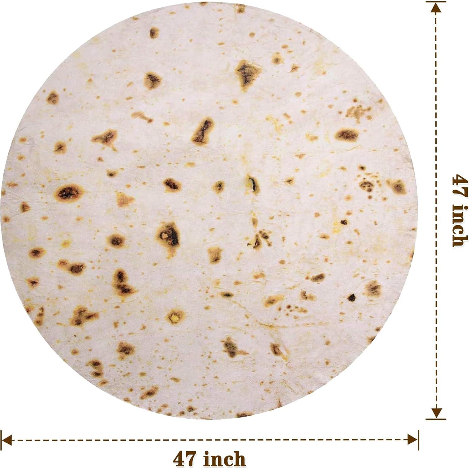 Manta de Tortilla Burrito MerMaker 119 cm Franela Beige