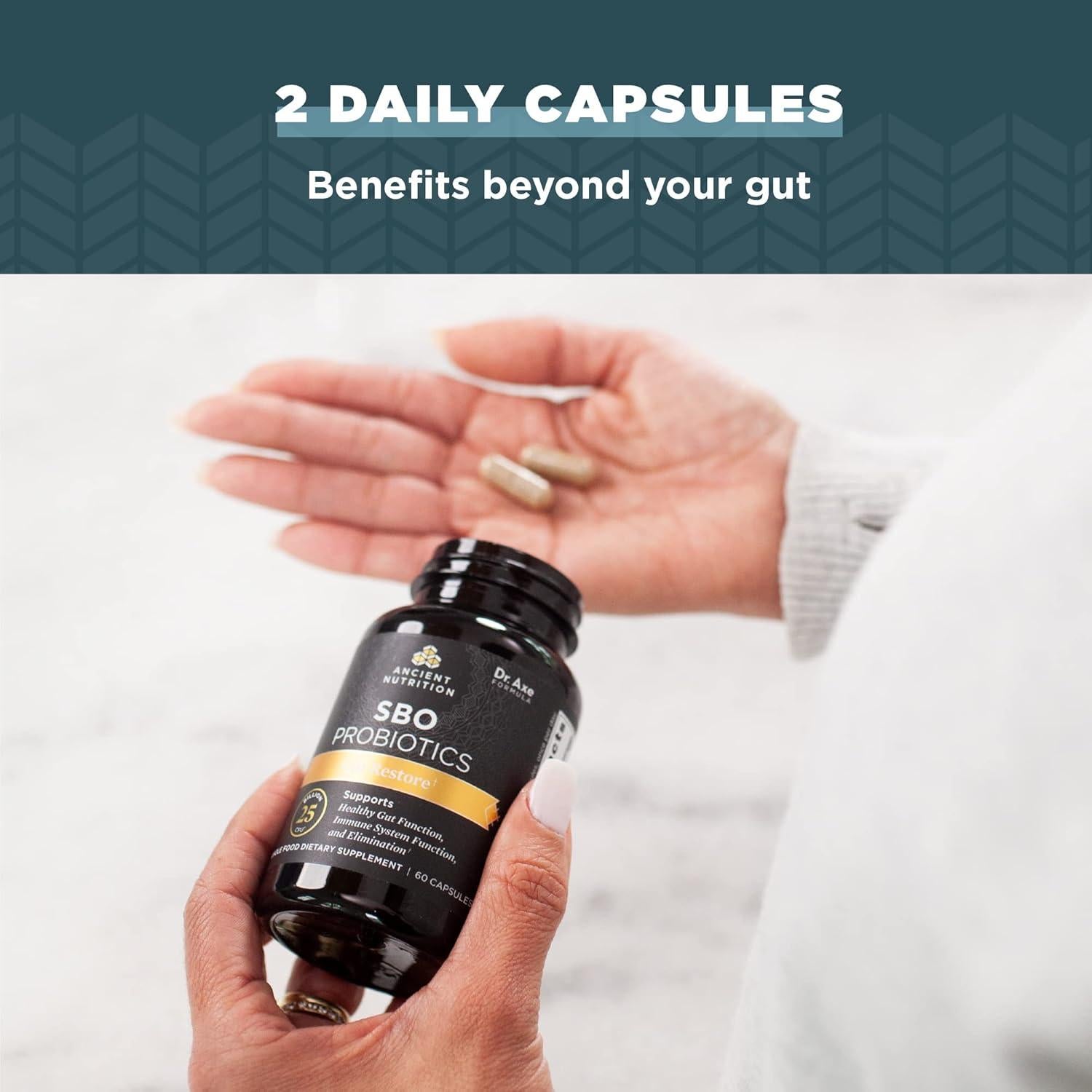 Probioticos SBO Nutrición Antigua 60 Cápsulas Salud Intestinal