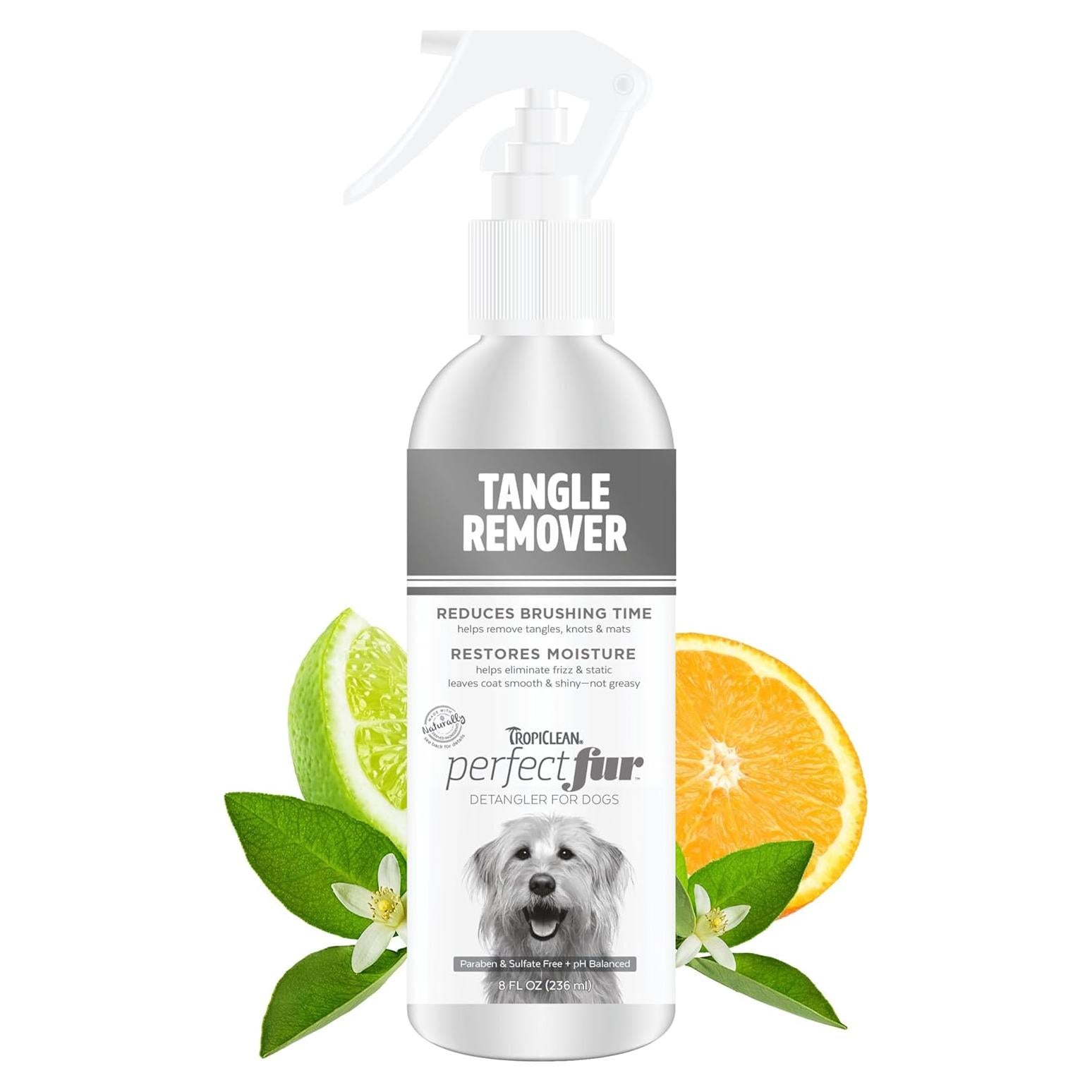 Spray Desenredante TropiClean Perfect Fur 236.6 ml - Para Perros
