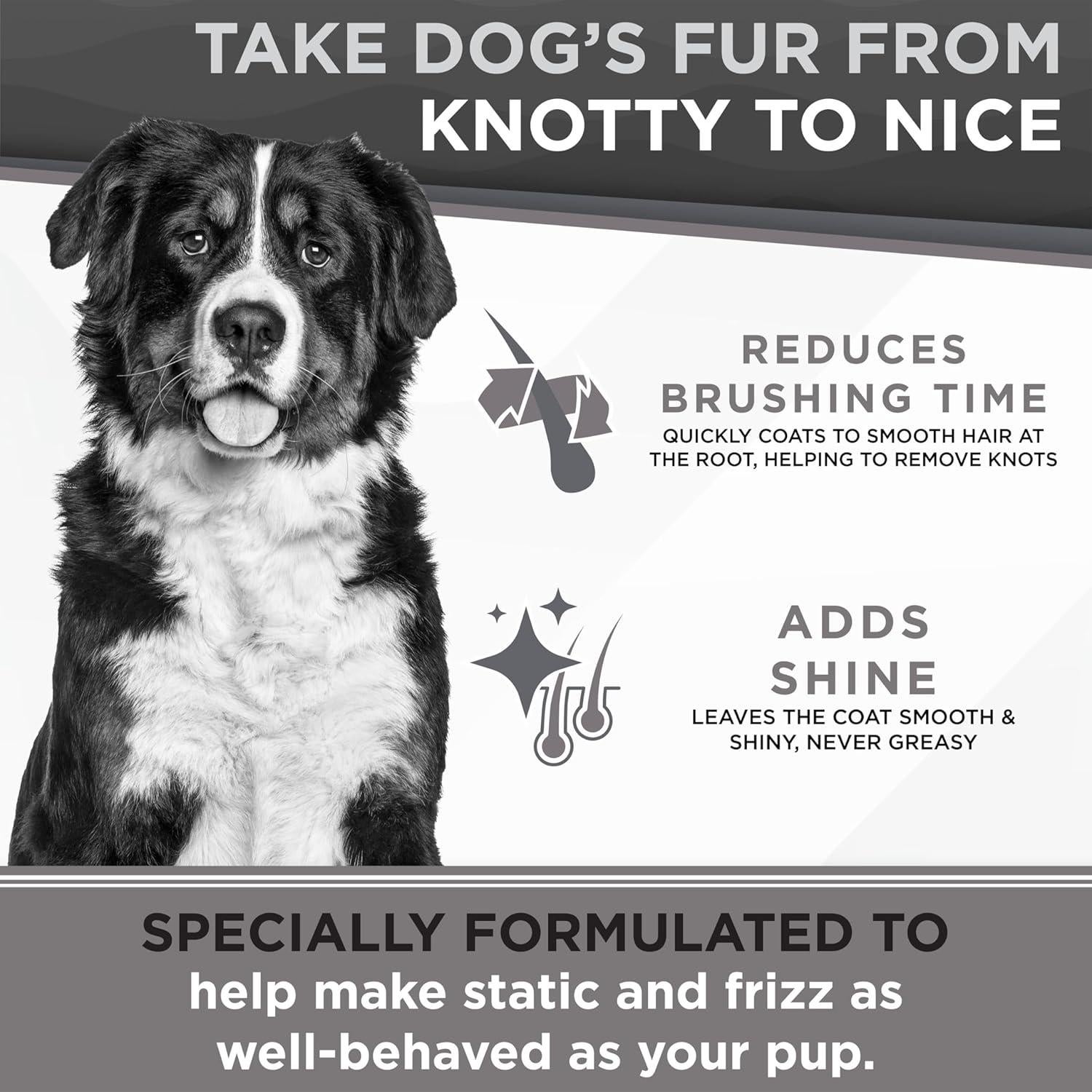 Spray Desenredante TropiClean Perfect Fur 236.6 ml - Para Perros