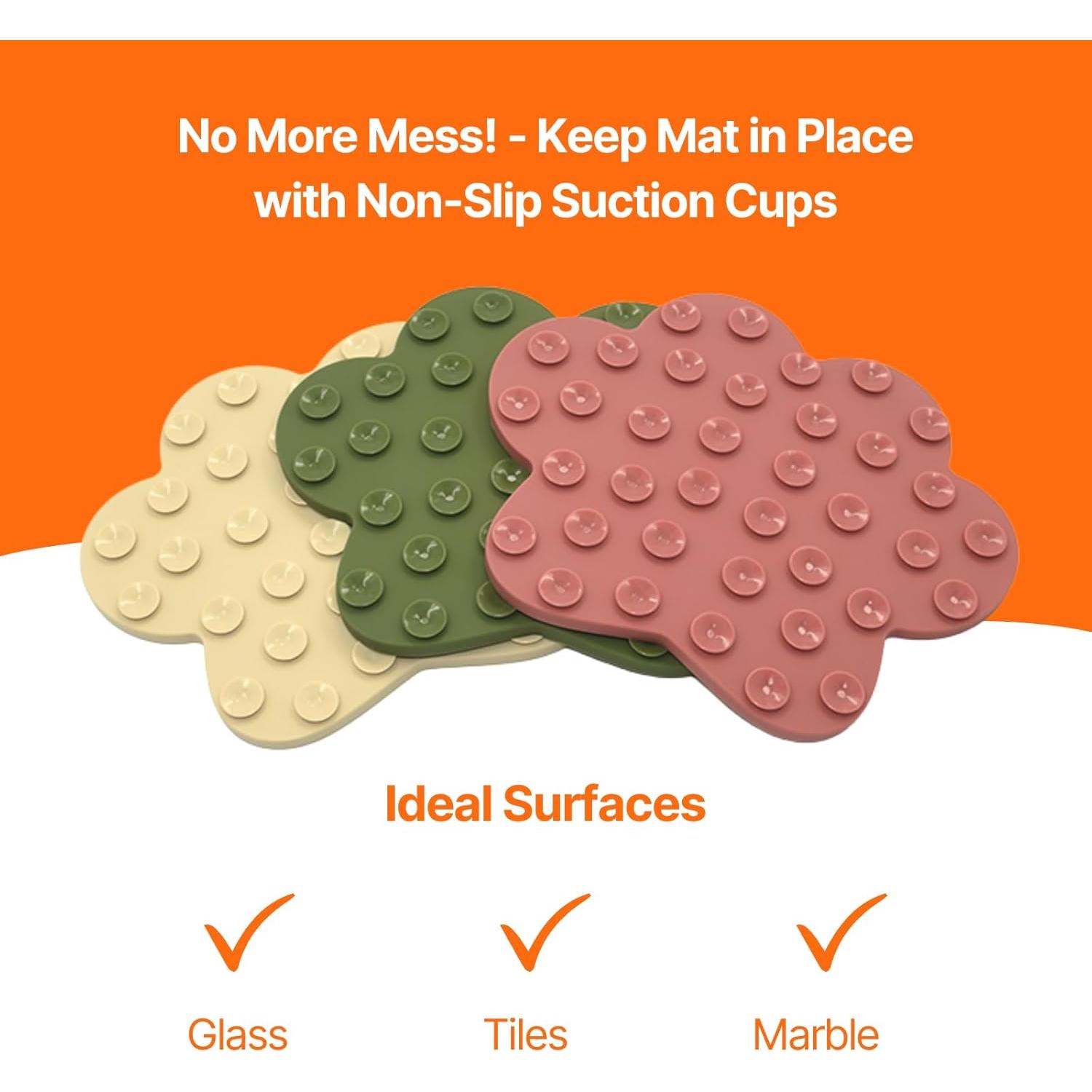 Tapete Lick DOOGUES para Perros Beige - Alimentación Lenta 20x15cm