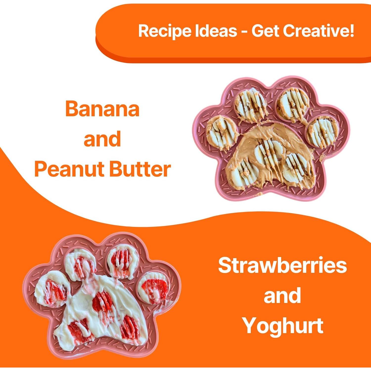 Tapete Lick DOOGUES para Perros Beige - Alimentación Lenta 20x15cm