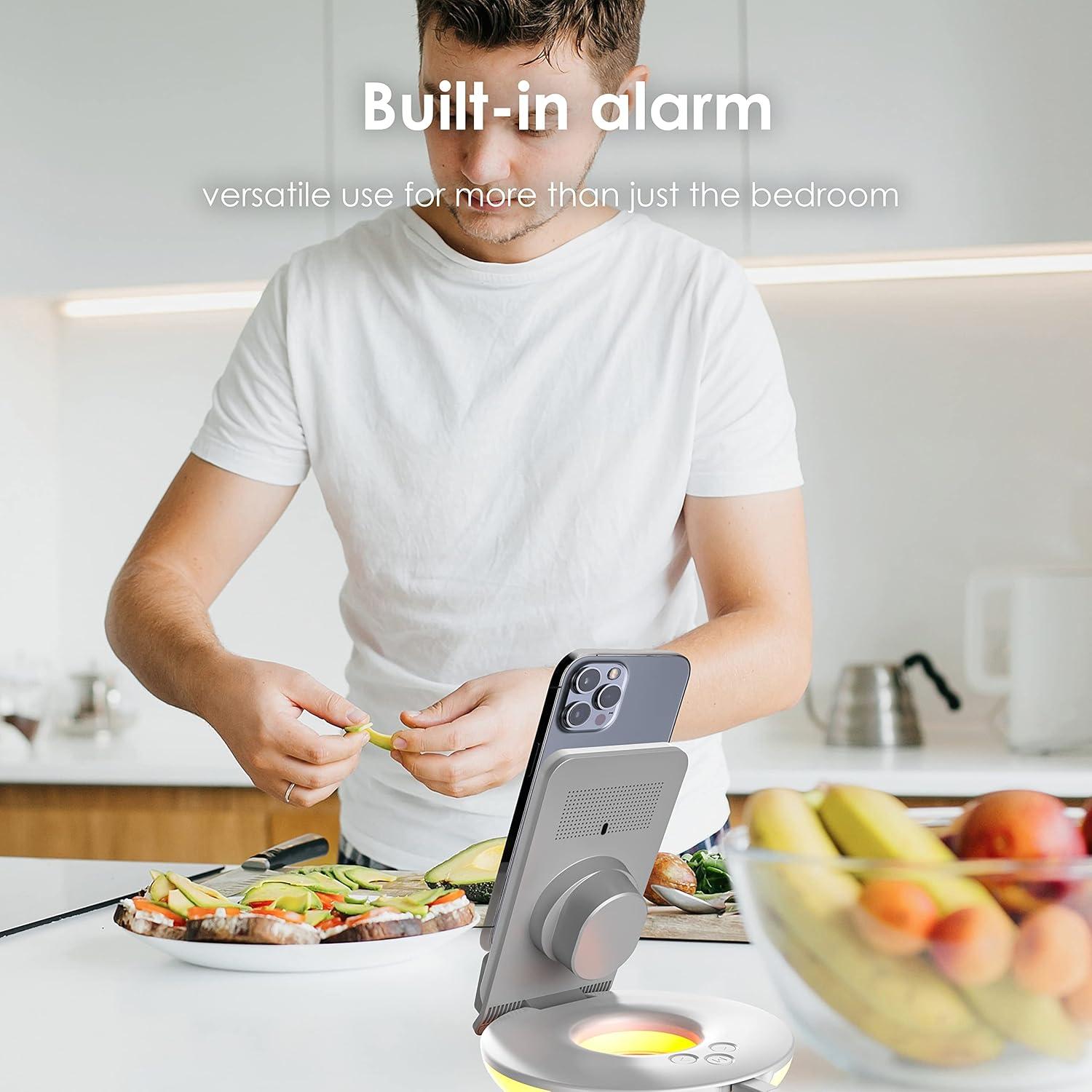 Lámpara de Mesa RexingUSA con Cargador Inalámbrico 15W