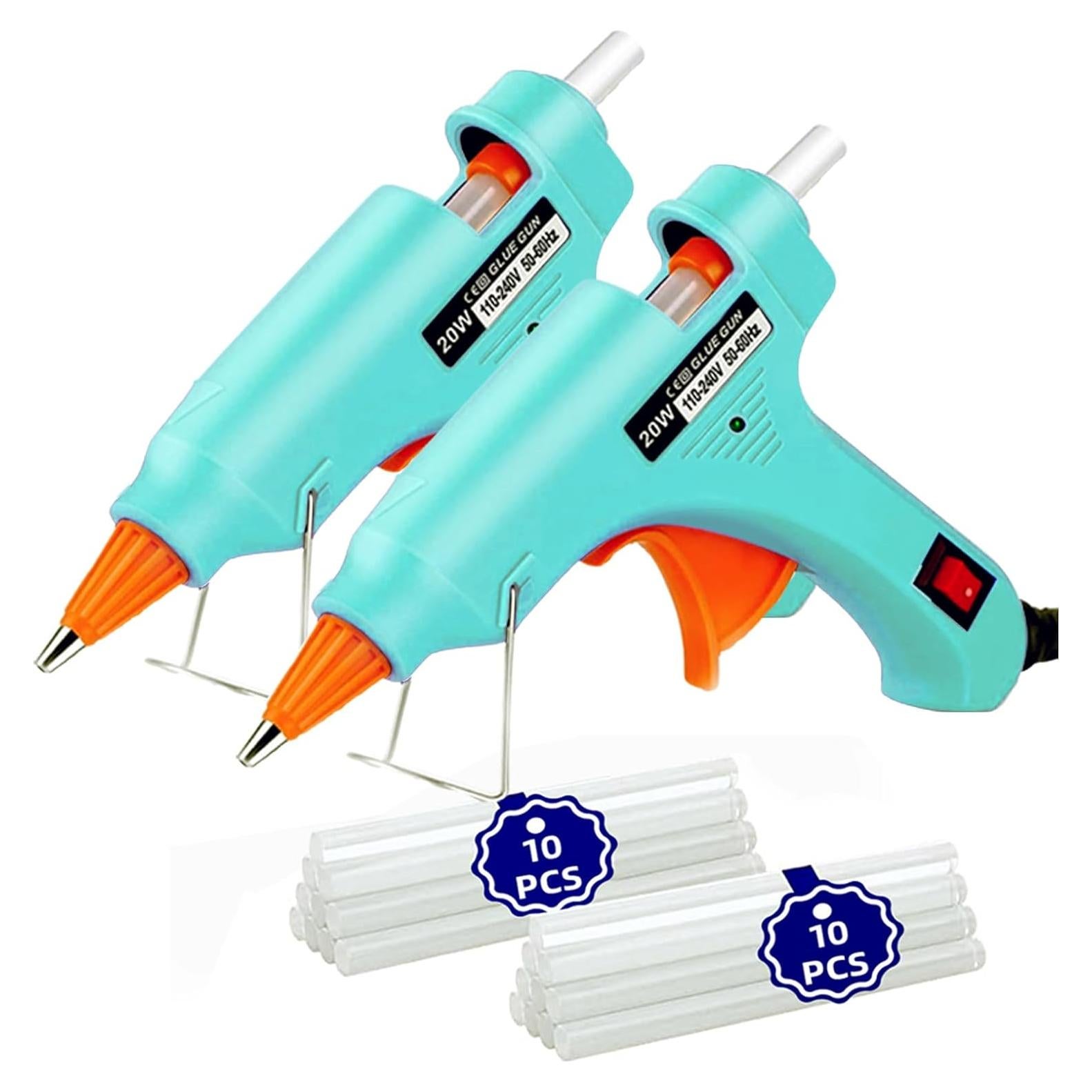 Kit de Pistola de Pegamento Caliente OUREPOCA 20W 2 Paquetes