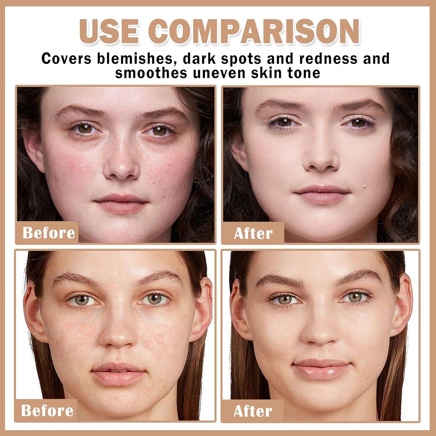 Base de Maquillaje CC Cream AWCCXMYM 01#Marfil Hidratante