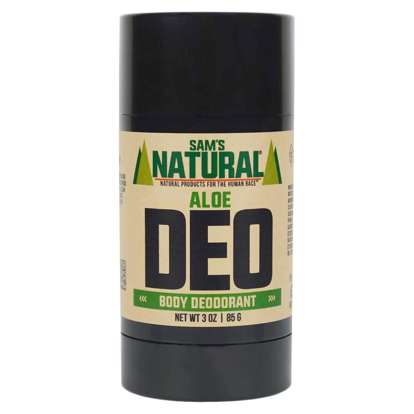 Desodorante Natural Aloe Vera Sam - 85 g - Vegano y Sin Aluminio