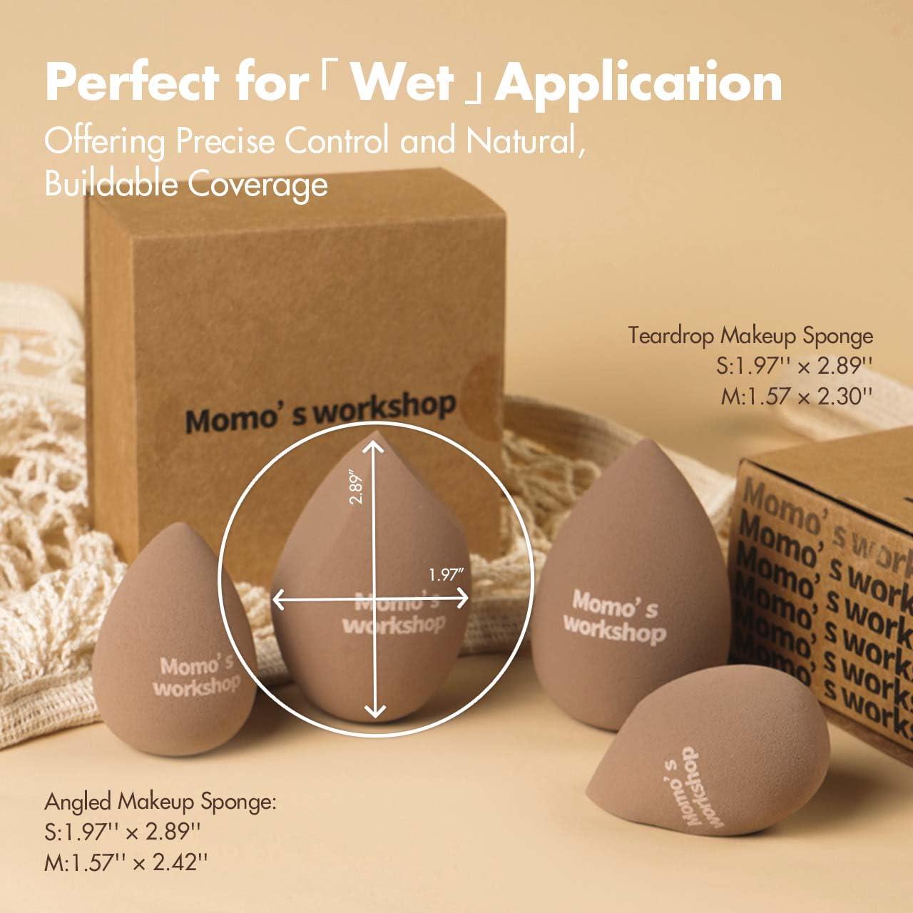 Juego de Esponjas de Maquillaje Momo's Workshop 2 Piezas