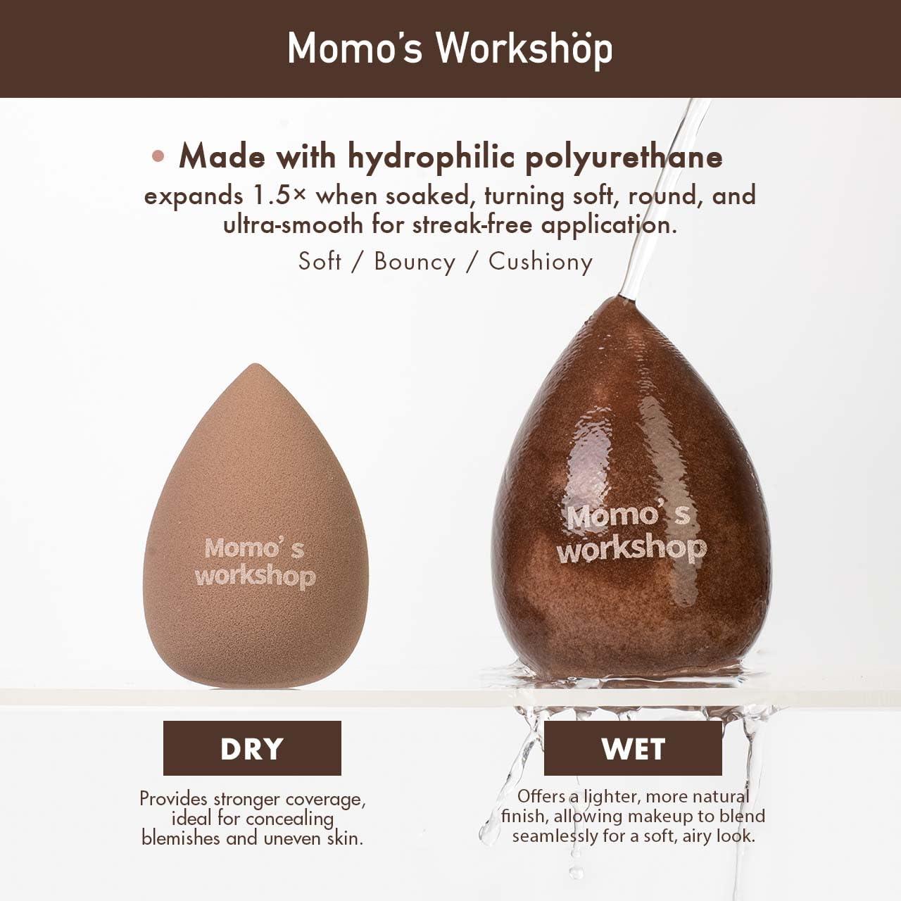 Juego de Esponjas de Maquillaje Momo's Workshop 2 Piezas