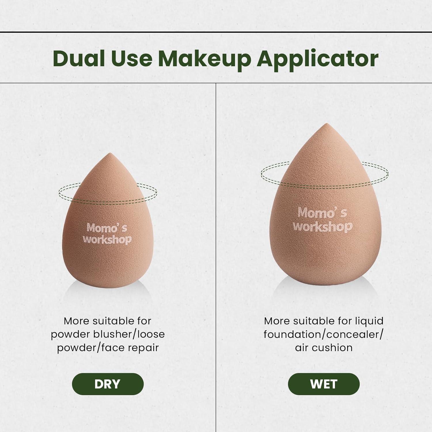 Juego de Esponjas de Maquillaje Momo's Workshop 2 Piezas