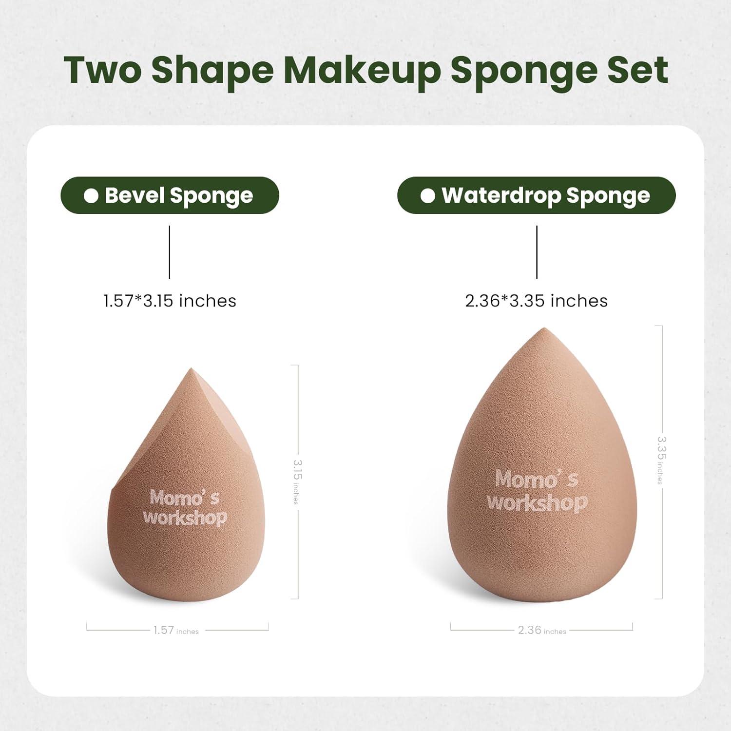 Juego de Esponjas de Maquillaje Momo's Workshop 2 Piezas