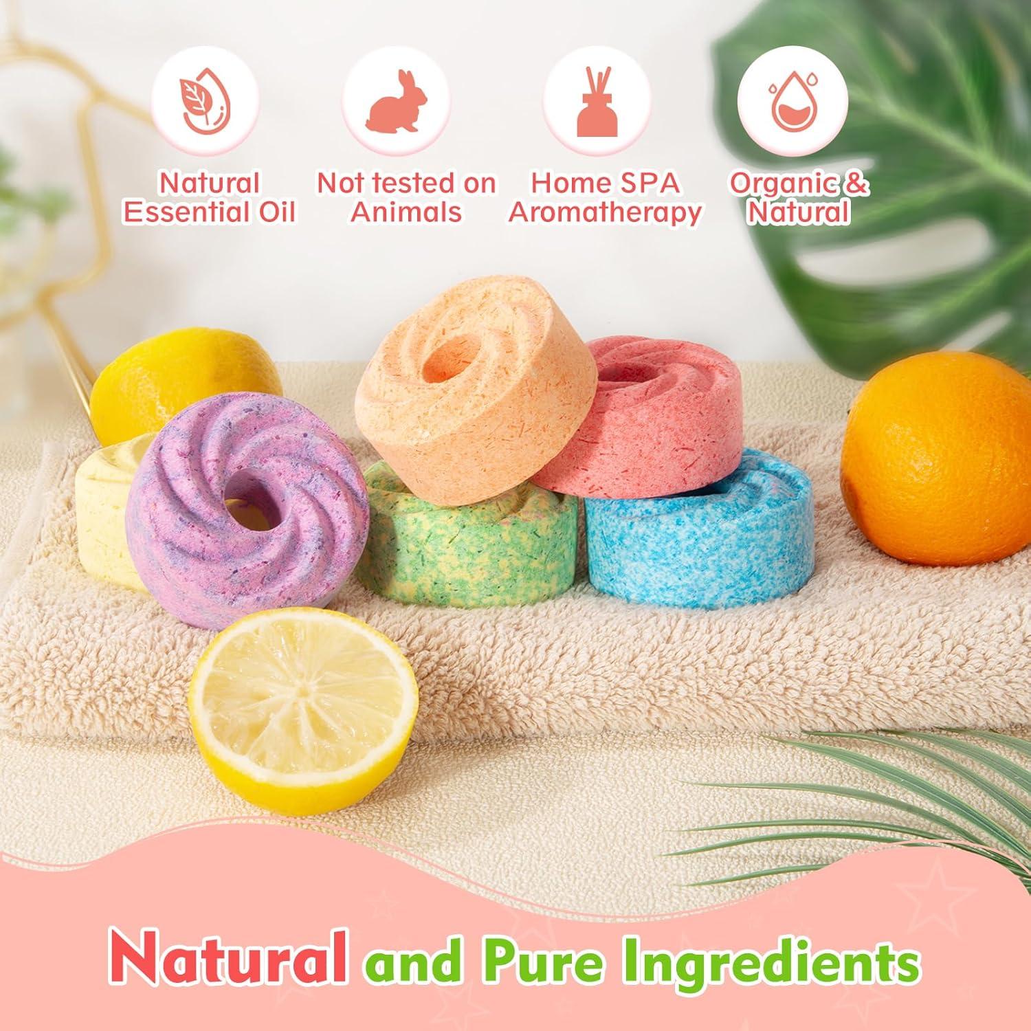 Bombas de Baño Naturales para Niños Lanshanzhuoshen - 6 Aromas