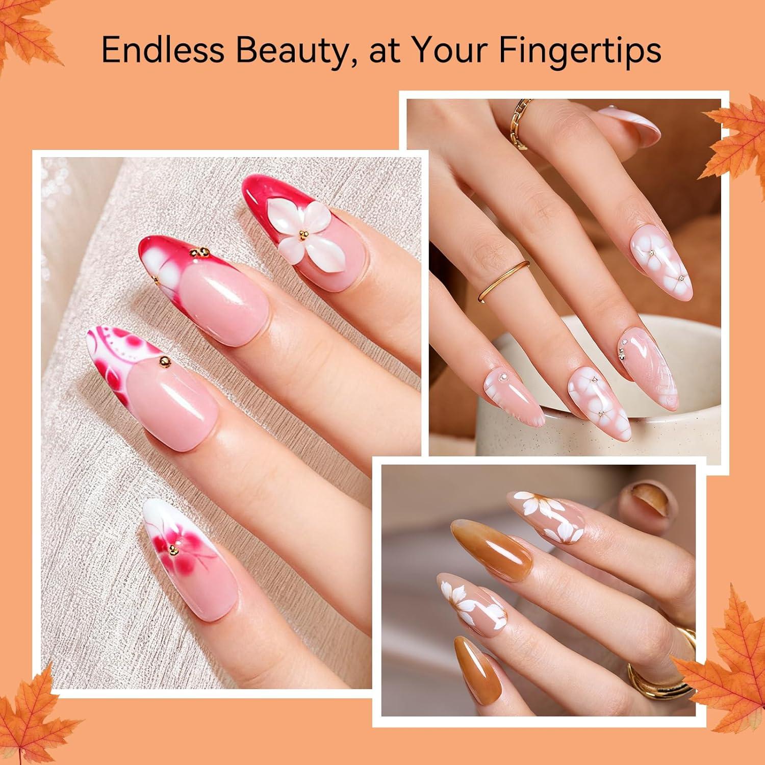 Gel de Floración Transparente Makartt 15ml para Uñas