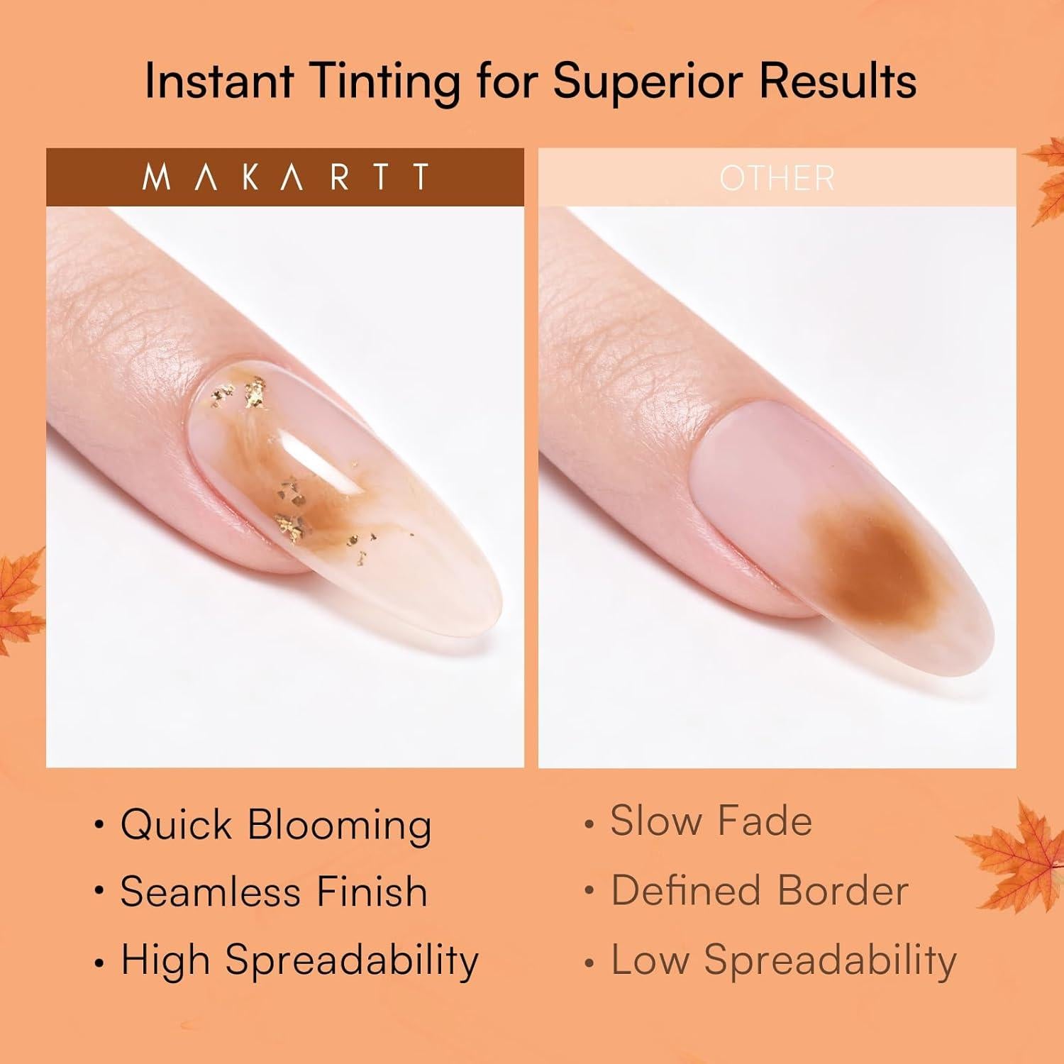 Gel de Floración Transparente Makartt 15ml para Uñas