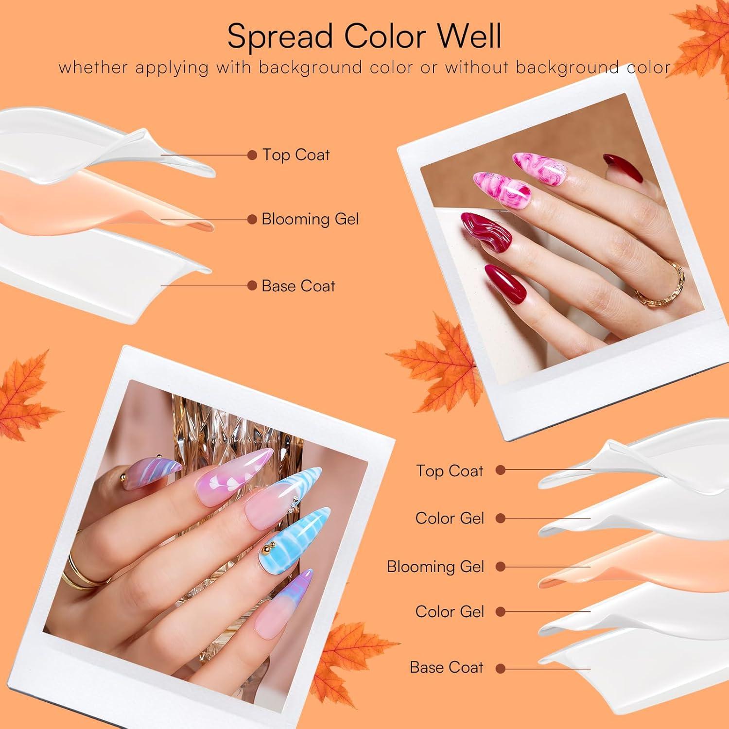 Gel de Floración Transparente Makartt 15ml para Uñas