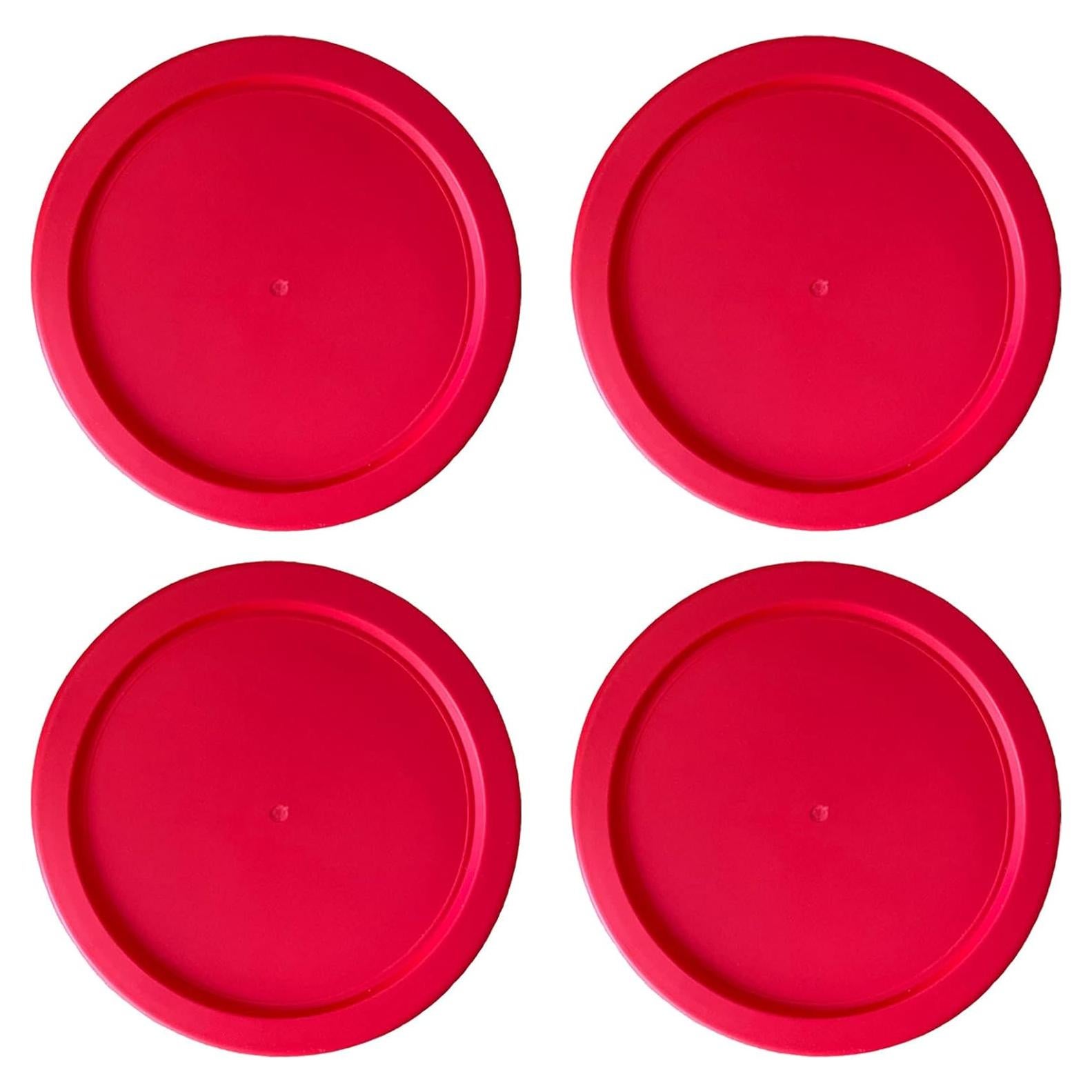 Tapa de Reemplazo MRX para Recipientes Pyrex 4 Tazas Rojo 4-Pack