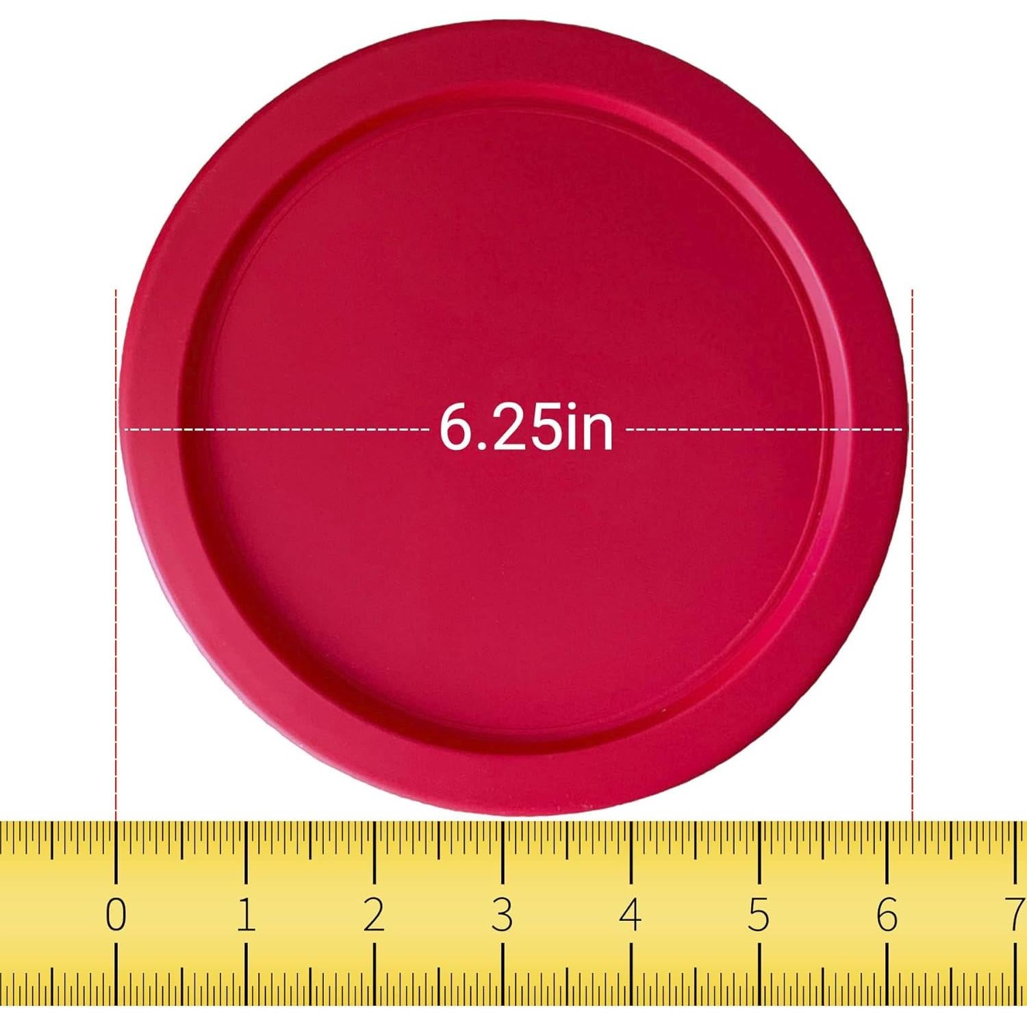 Tapa de Reemplazo MRX para Recipientes Pyrex 4 Tazas Rojo 4-Pack