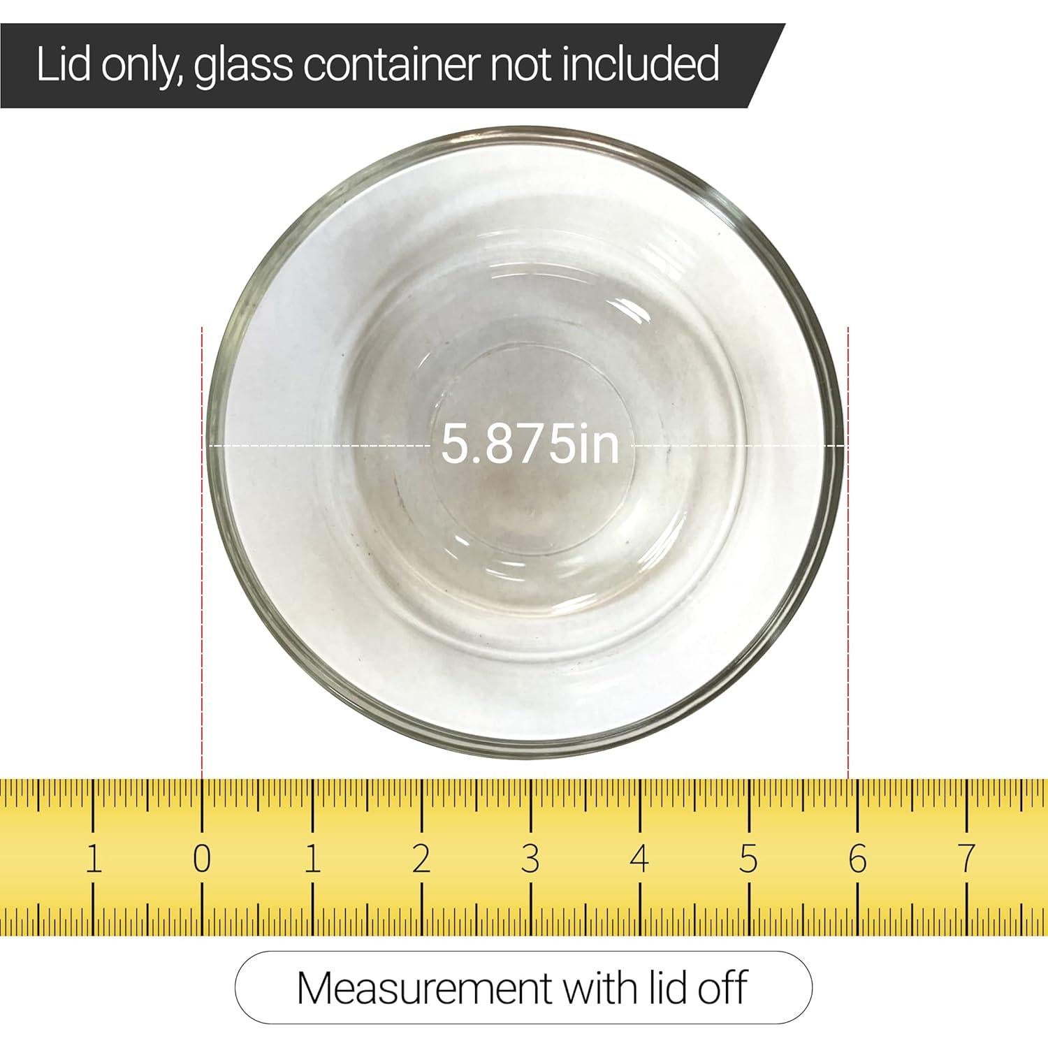 Tapa de Reemplazo MRX para Recipientes Pyrex 4 Tazas Rojo 4-Pack