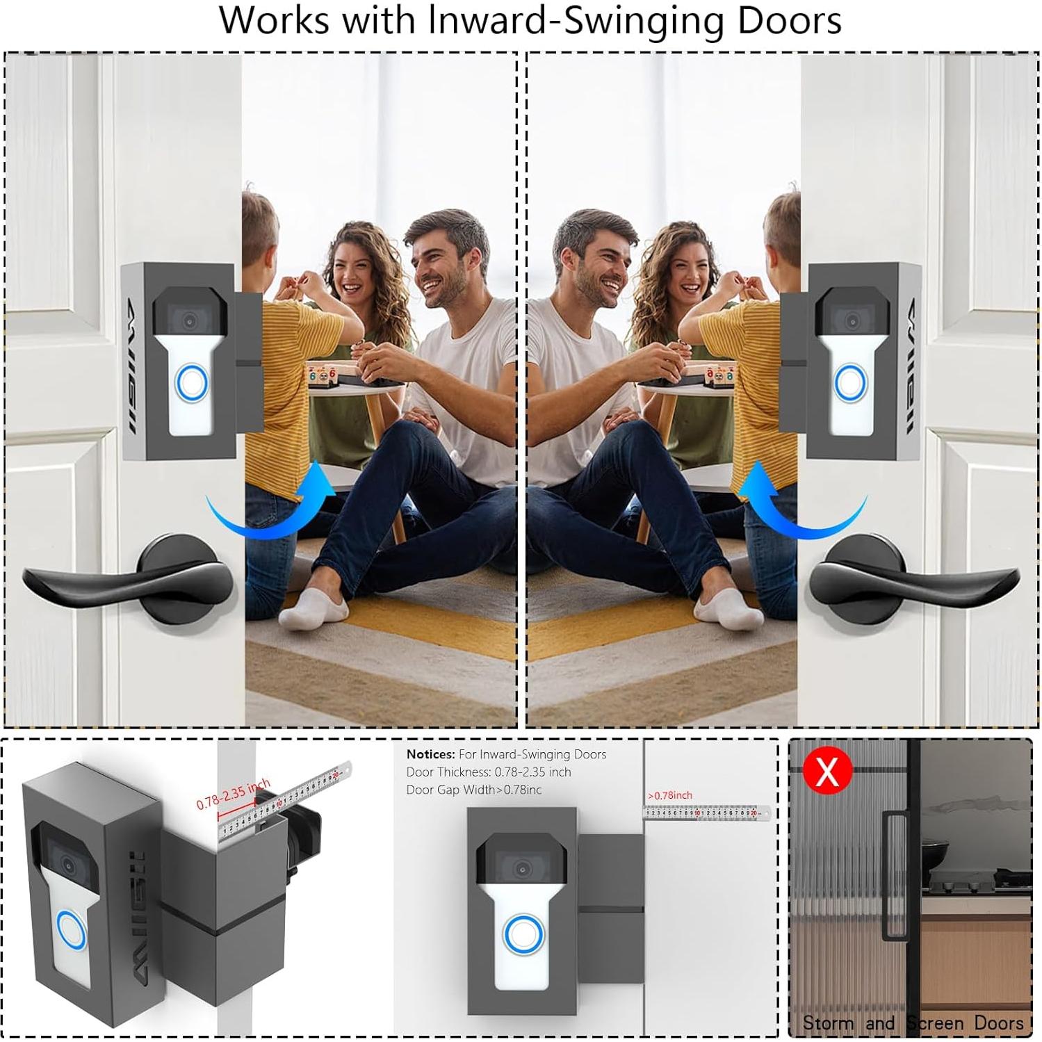 Montaje Antirrobo para Timbre de Video Bleu Clair - Metal