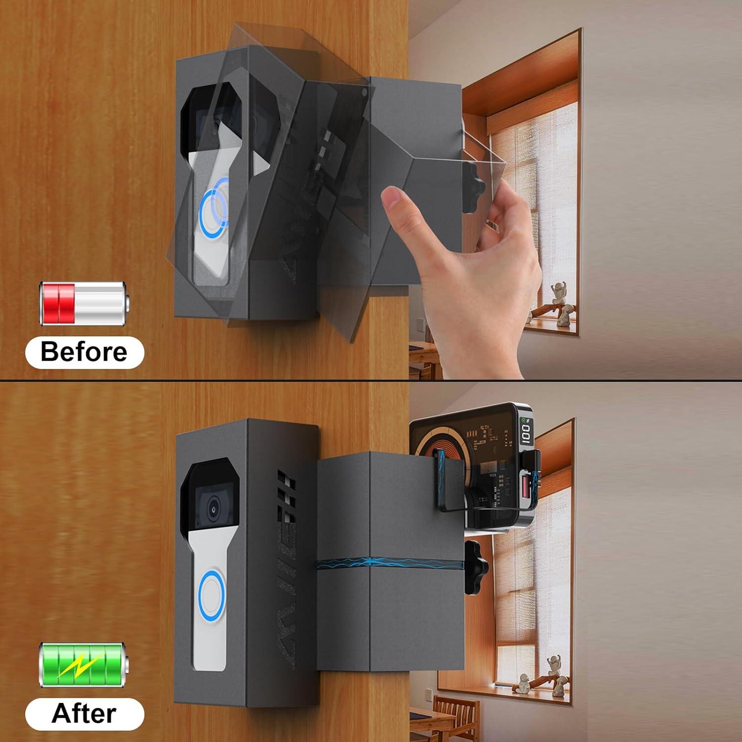 Montaje Antirrobo para Timbre de Video Bleu Clair - Metal