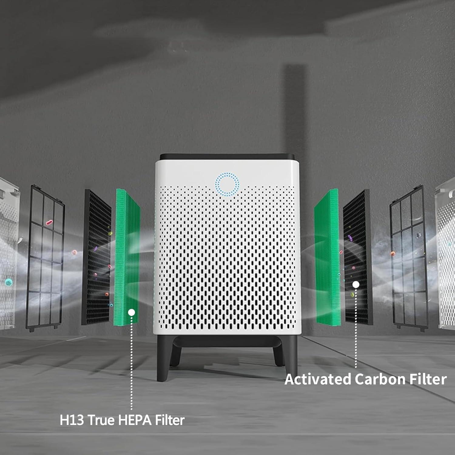 Paquete de 2 Filtros HEPA H13 para Purificador Coway Airmega 300/300S