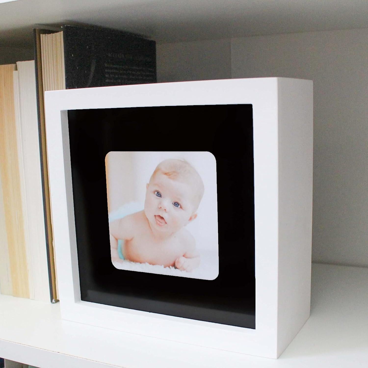 Marco Ocultador de Cámara Wyze V3 - Madera Negra 18.4x18.4cm