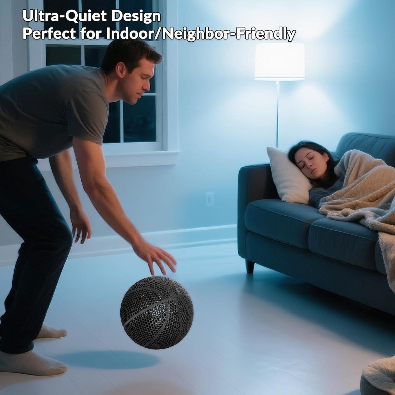 Balón de Baloncesto Lucong AB-1 Sin Aire Tamaño 7 Ecológico