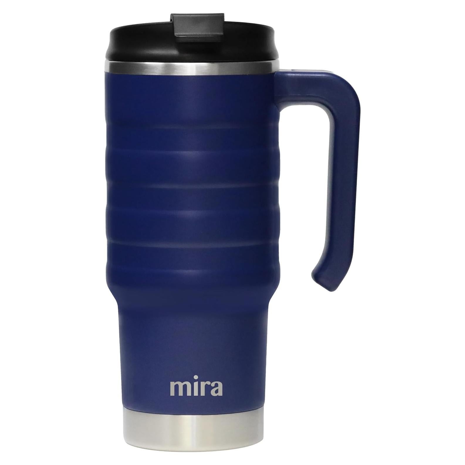 Taza de Viaje Aislada MIRA 24 oz Acero Inoxidable Marino